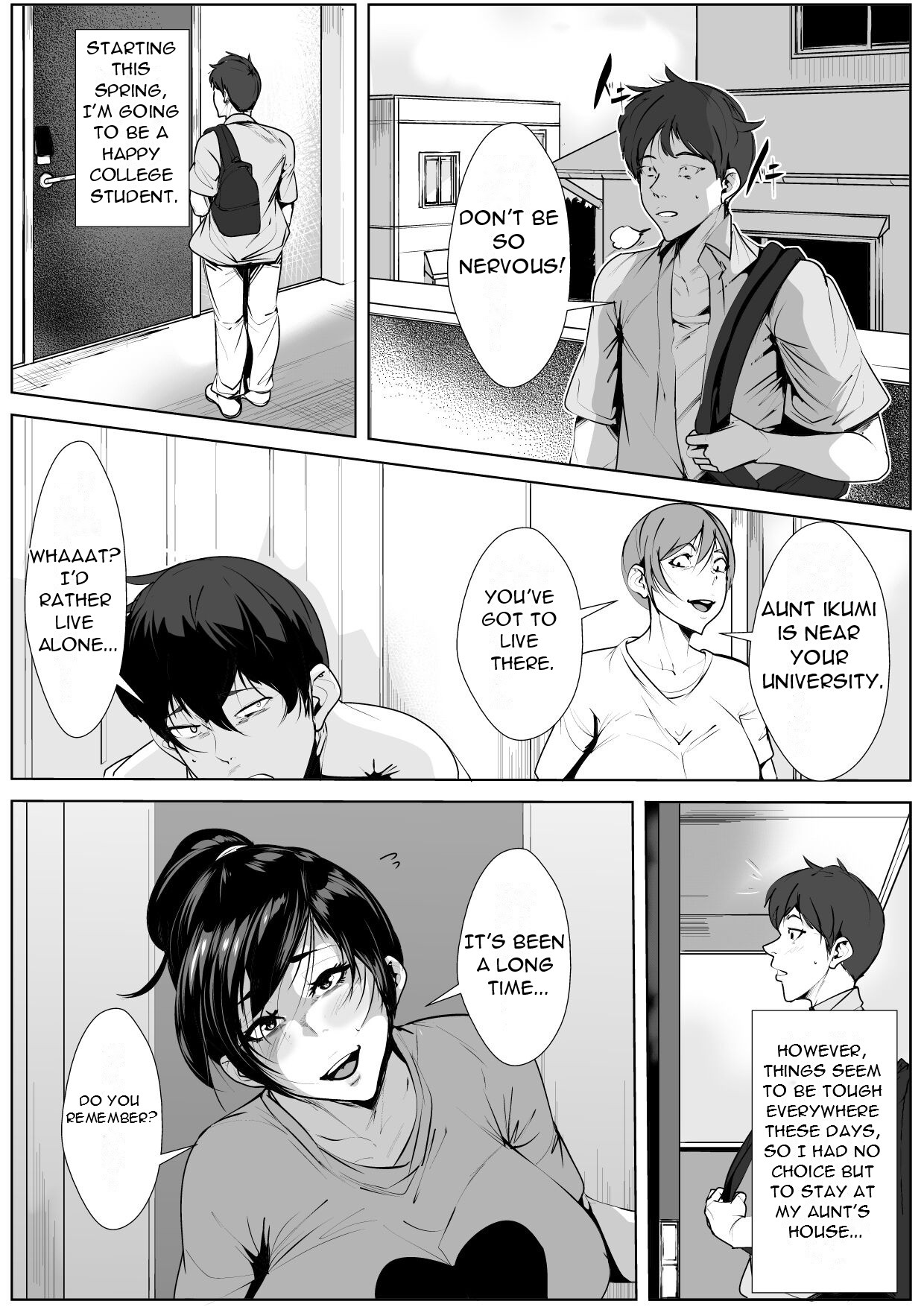 When a Nephew Comes to Stay at His Naughty Aunt's House... page 3