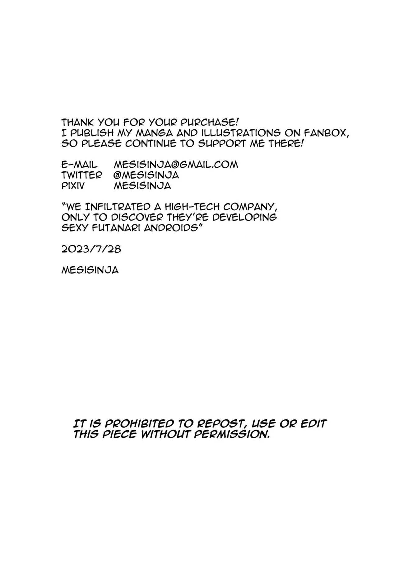 When I Infiltrated A High-Tech Company I Was Modified Into A Perverted Futanari Android page 93