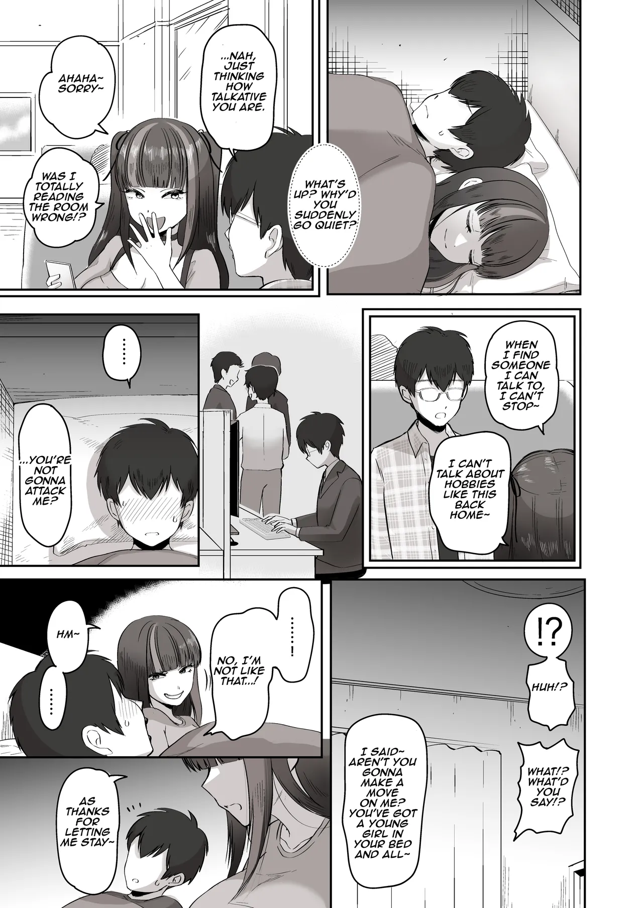 When I Met My Follower I’d Been Passionately Talking About Eroge With Day and Night page 10
