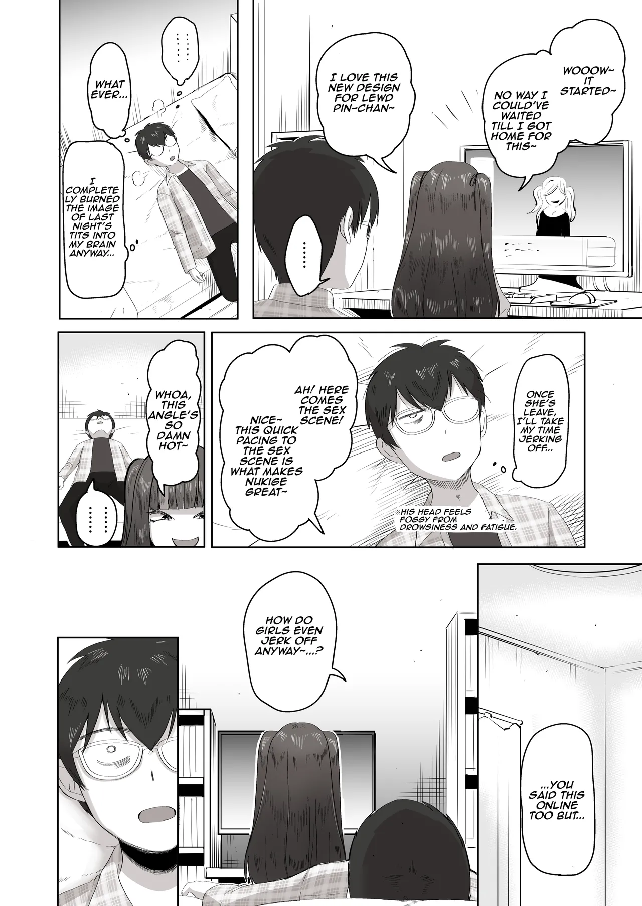 When I Met My Follower I’d Been Passionately Talking About Eroge With Day and Night page 15