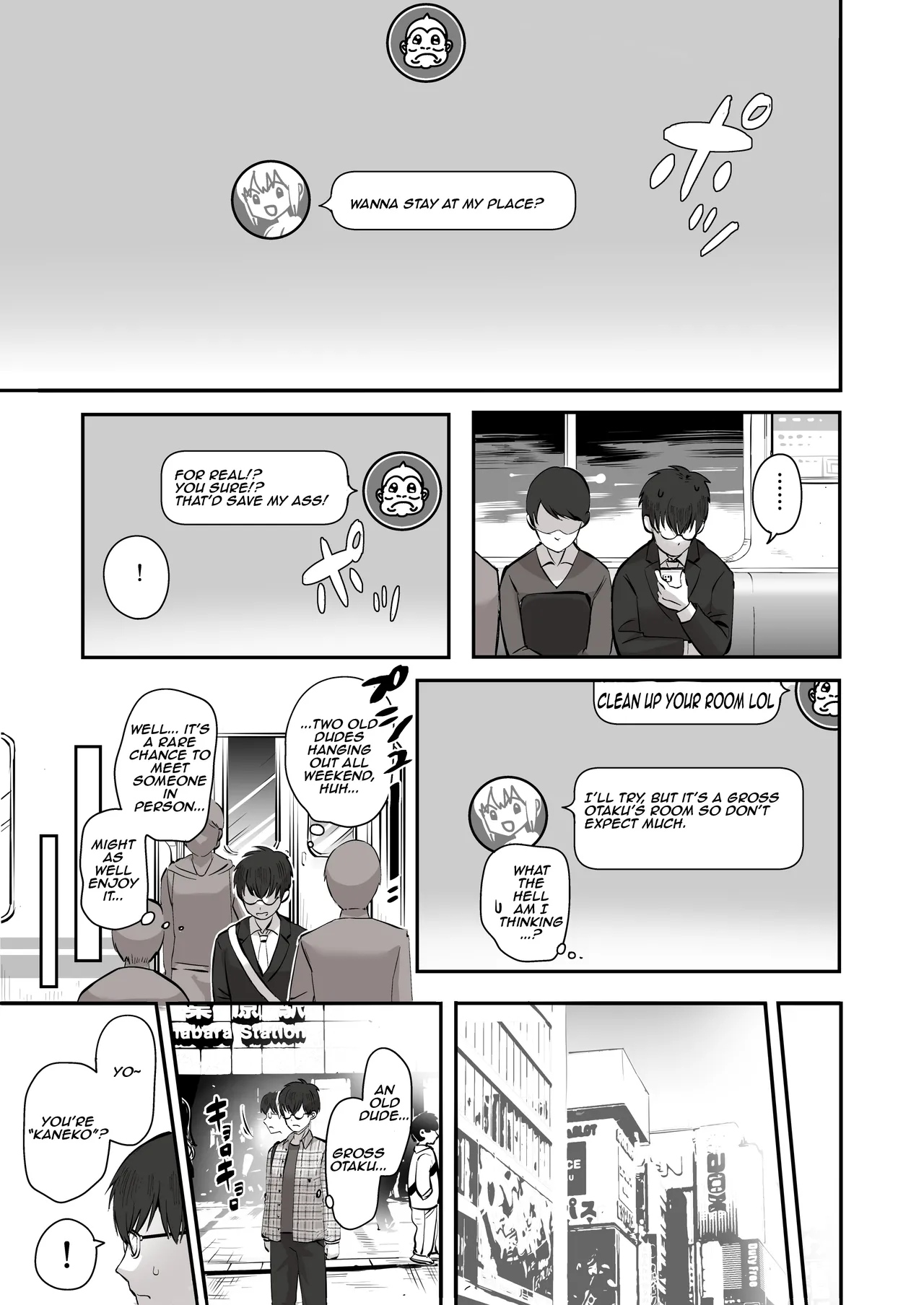 When I Met My Follower I’d Been Passionately Talking About Eroge With Day and Night page 4