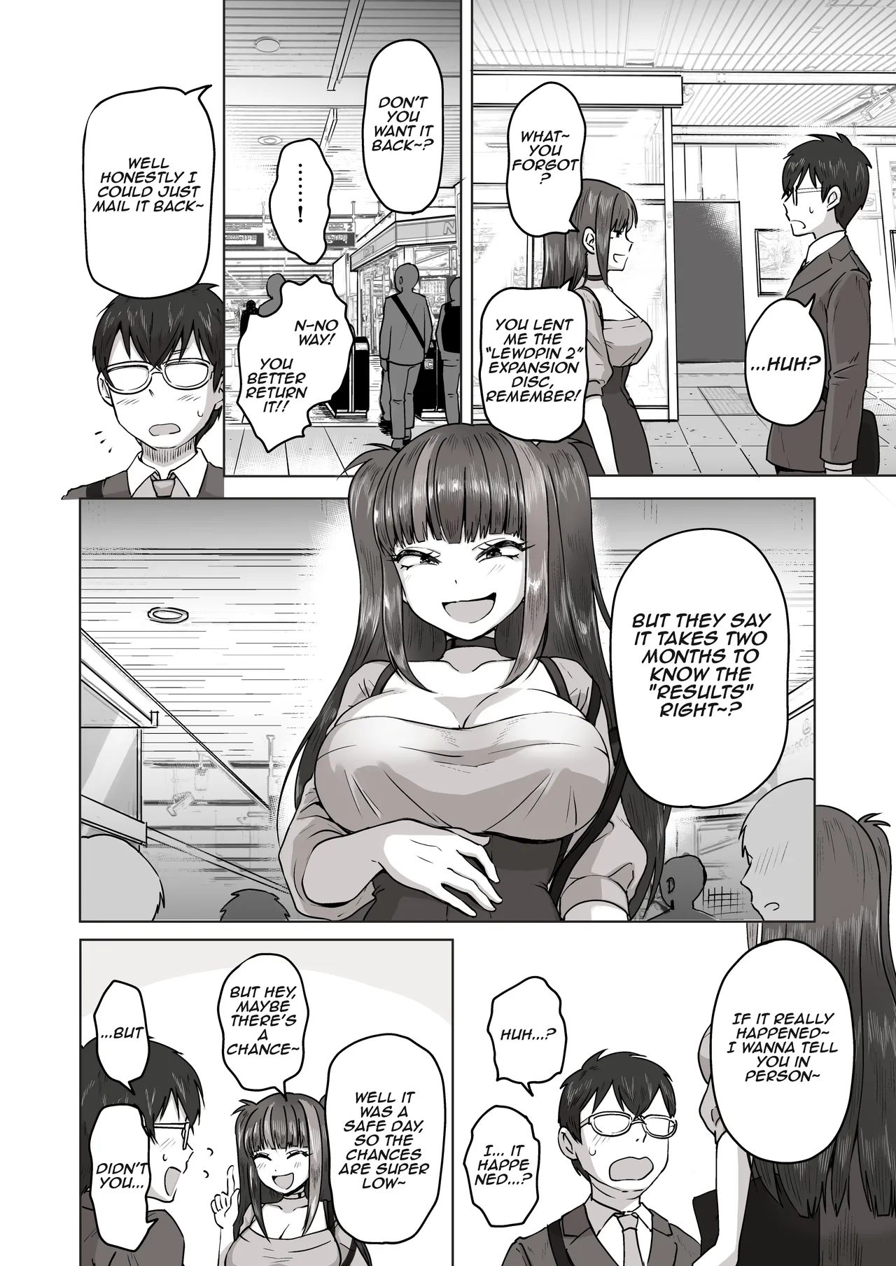 When I Met My Follower I’d Been Passionately Talking About Eroge With Day and Night page 59