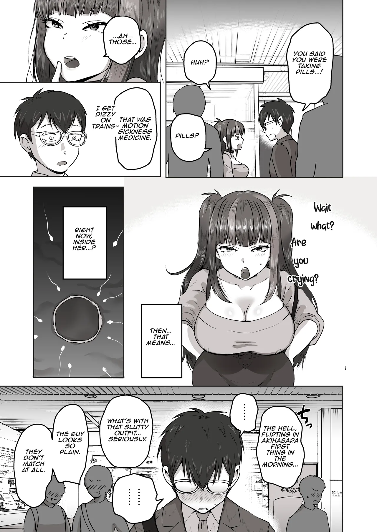 When I Met My Follower I’d Been Passionately Talking About Eroge With Day and Night page 60
