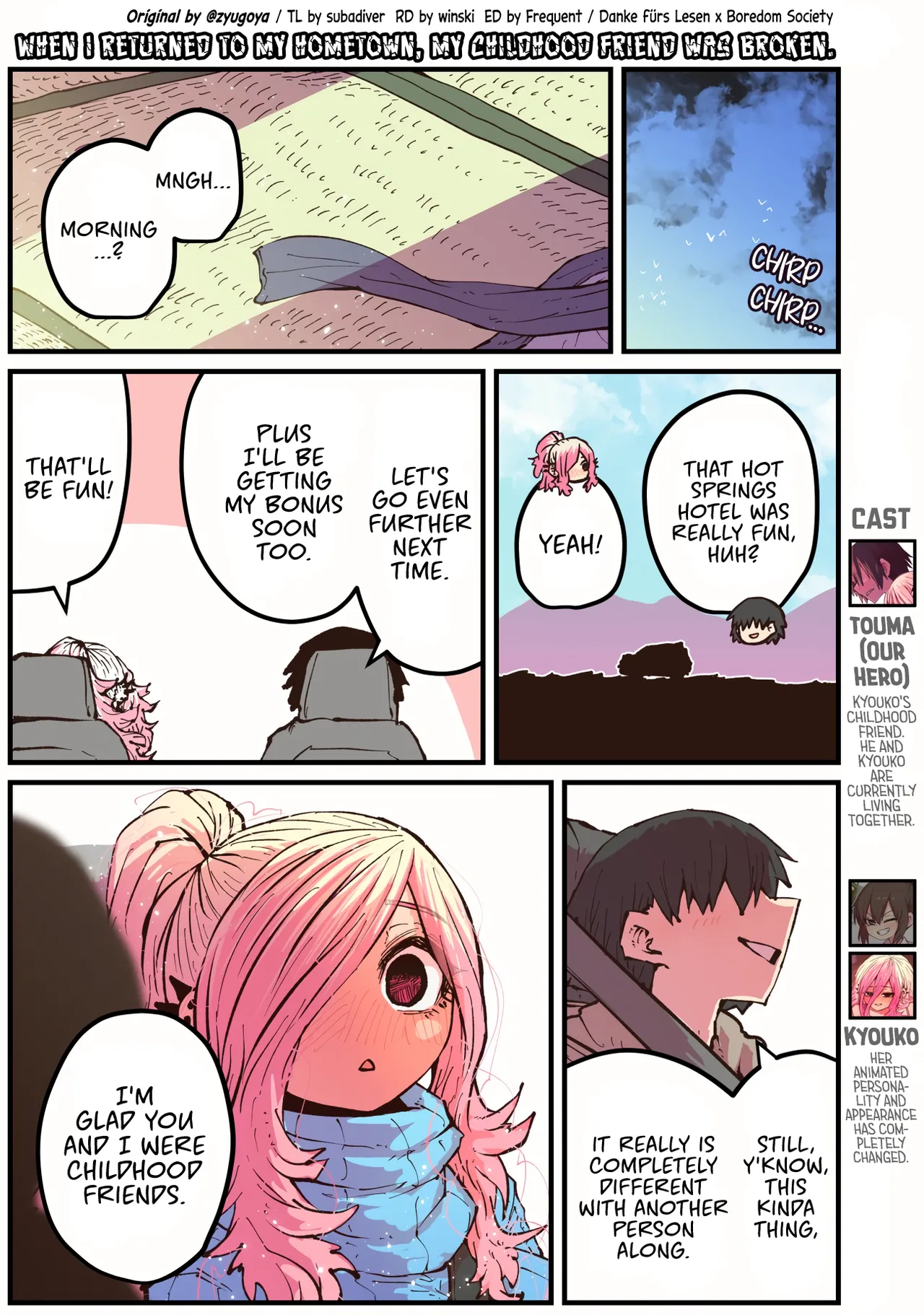 When I Returned to My Hometown, My Childhood Friend was Broken page 113