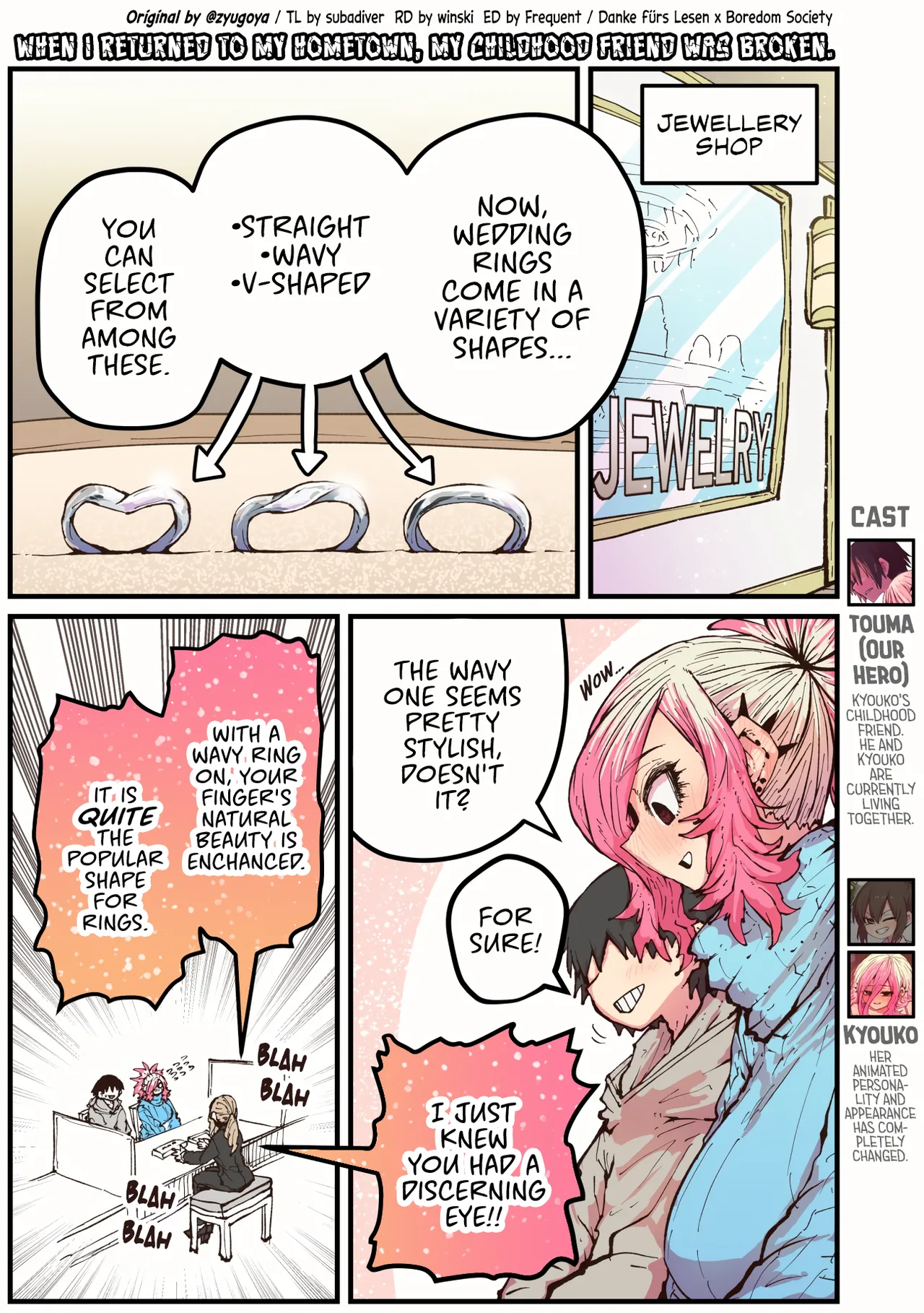 When I Returned to My Hometown, My Childhood Friend was Broken page 129
