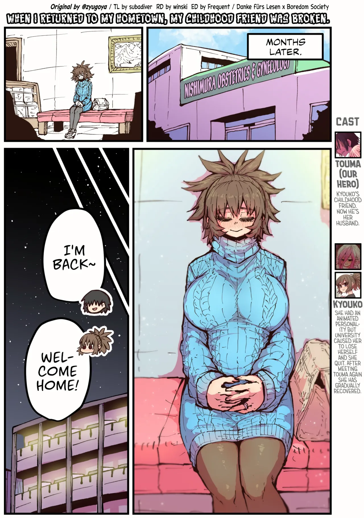 When I Returned to My Hometown, My Childhood Friend was Broken page 141
