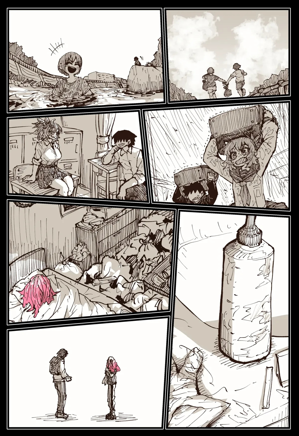 When I Returned to My Hometown, My Childhood Friend was Broken page 150
