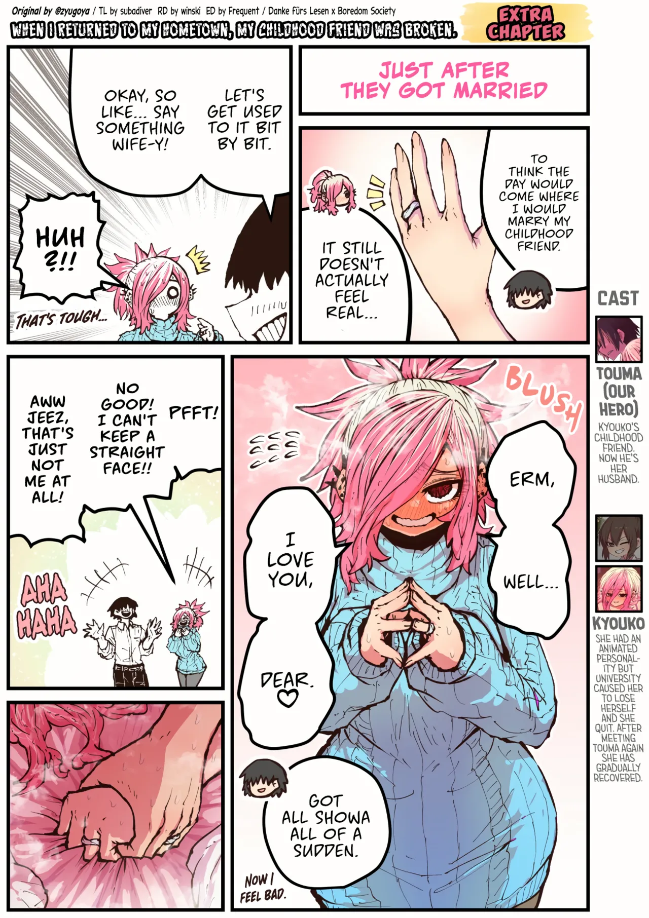 When I Returned to My Hometown, My Childhood Friend was Broken page 153