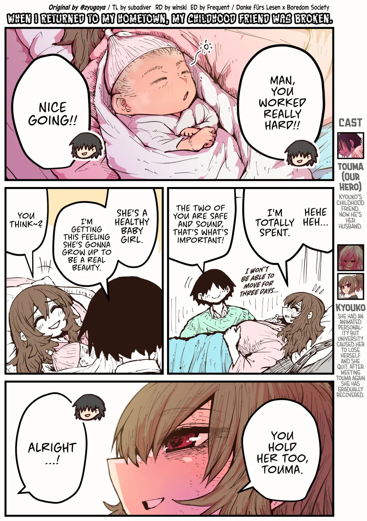 When I Returned to My Hometown, My Childhood Friend was Broken page 154