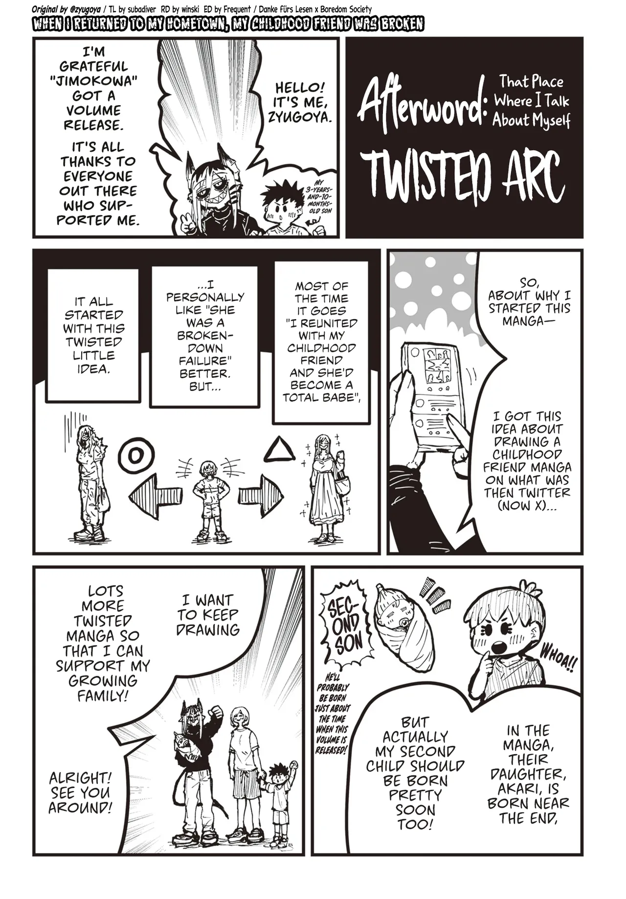 When I Returned to My Hometown, My Childhood Friend was Broken page 177