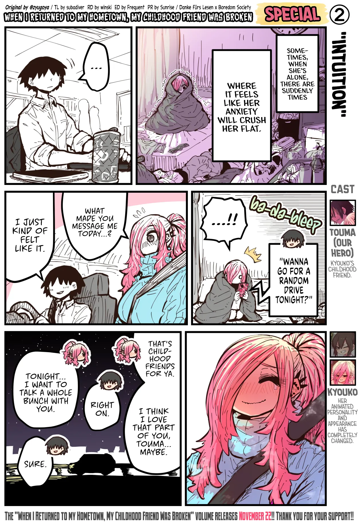 When I Returned to My Hometown, My Childhood Friend was Broken page 185