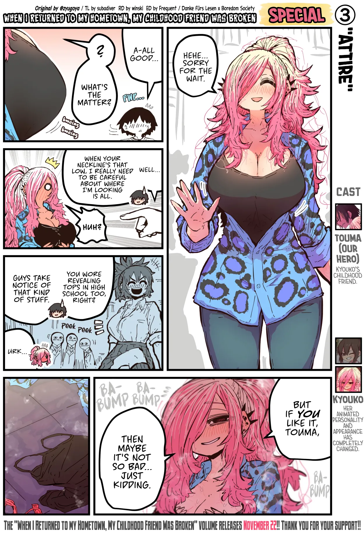 When I Returned to My Hometown, My Childhood Friend was Broken page 186