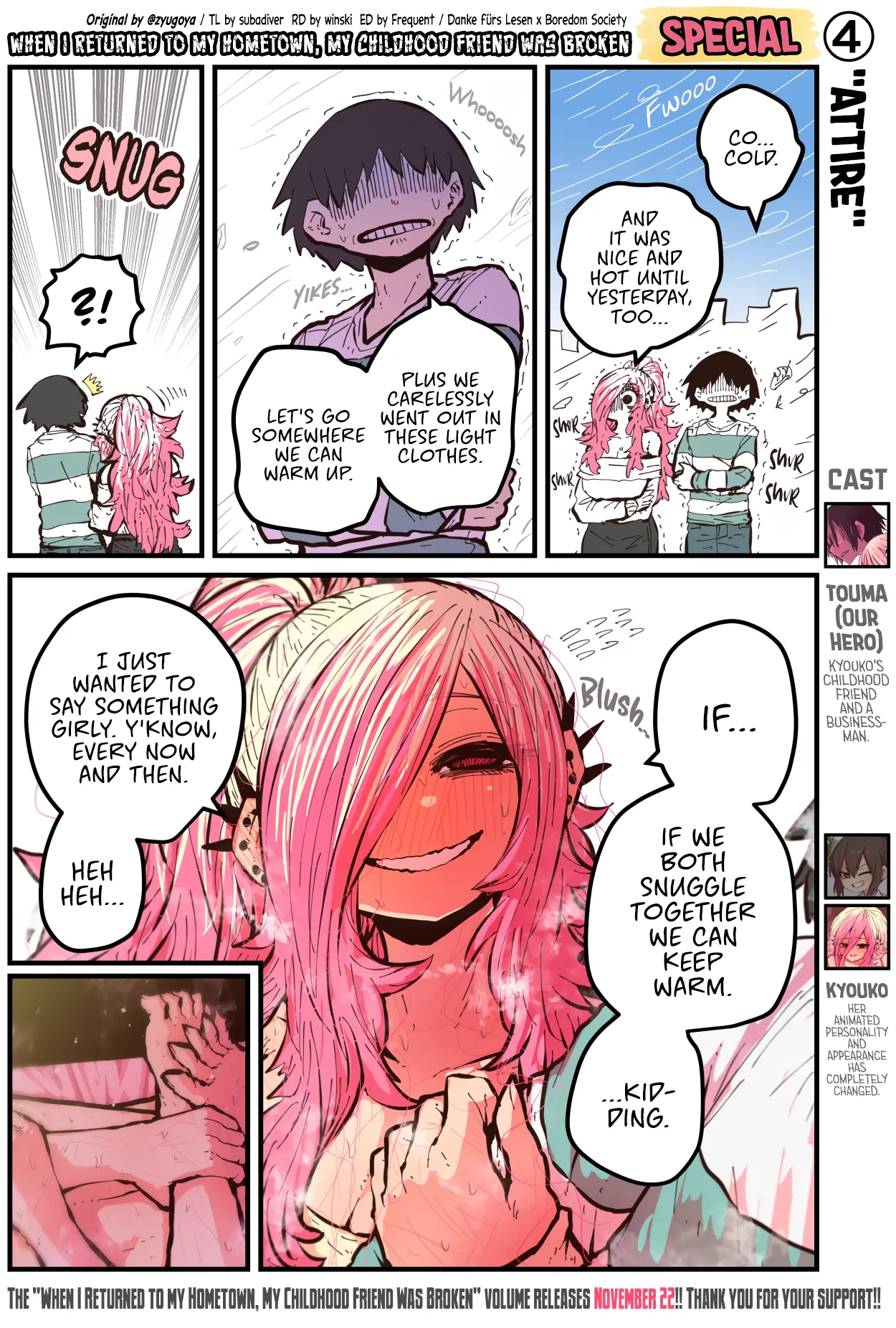 When I Returned to My Hometown, My Childhood Friend was Broken page 187