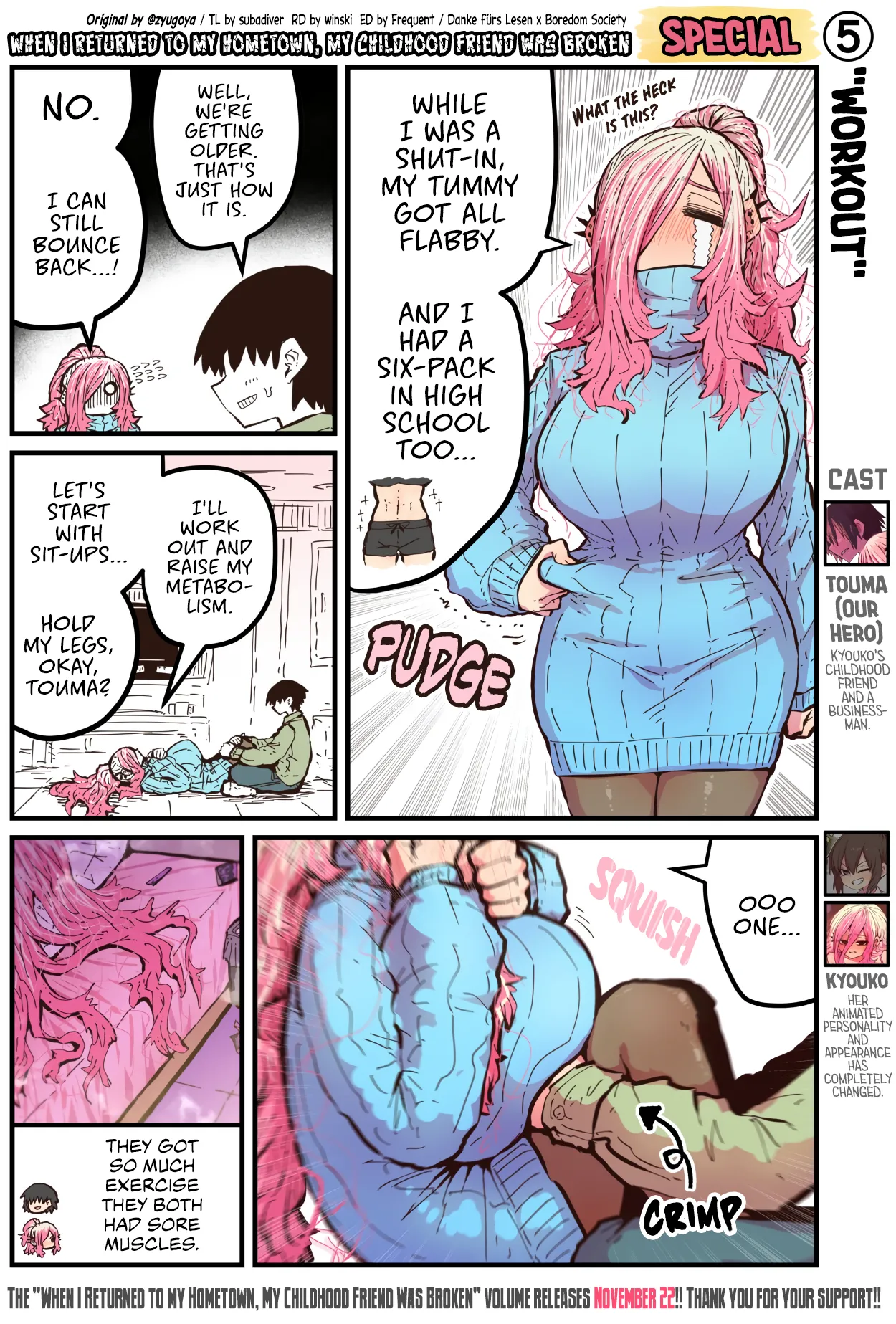 When I Returned to My Hometown, My Childhood Friend was Broken page 188