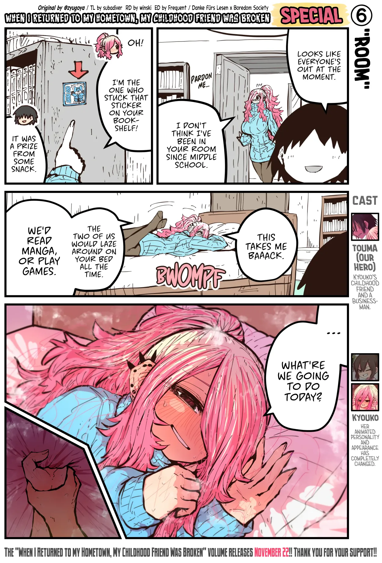 When I Returned to My Hometown, My Childhood Friend was Broken page 189