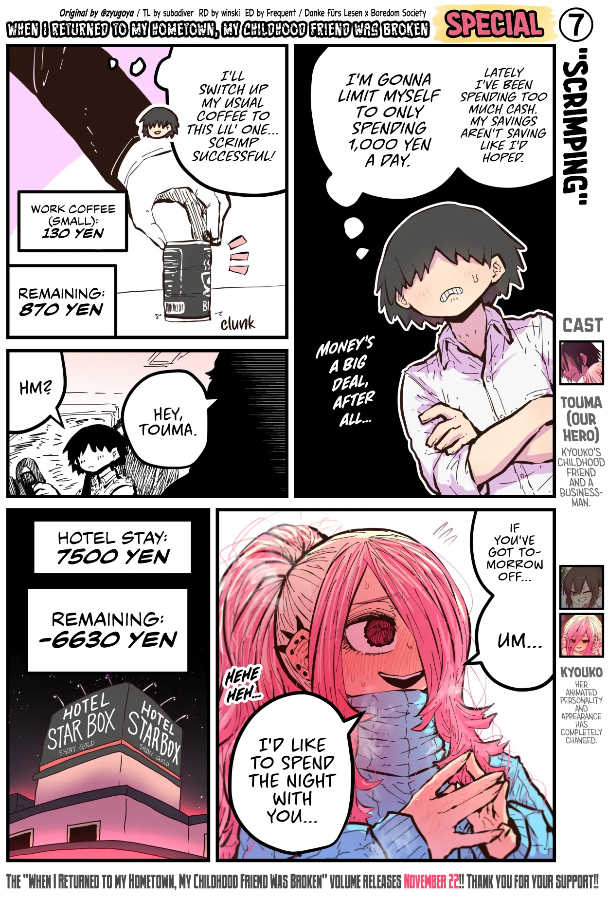 When I Returned to My Hometown, My Childhood Friend was Broken page 190