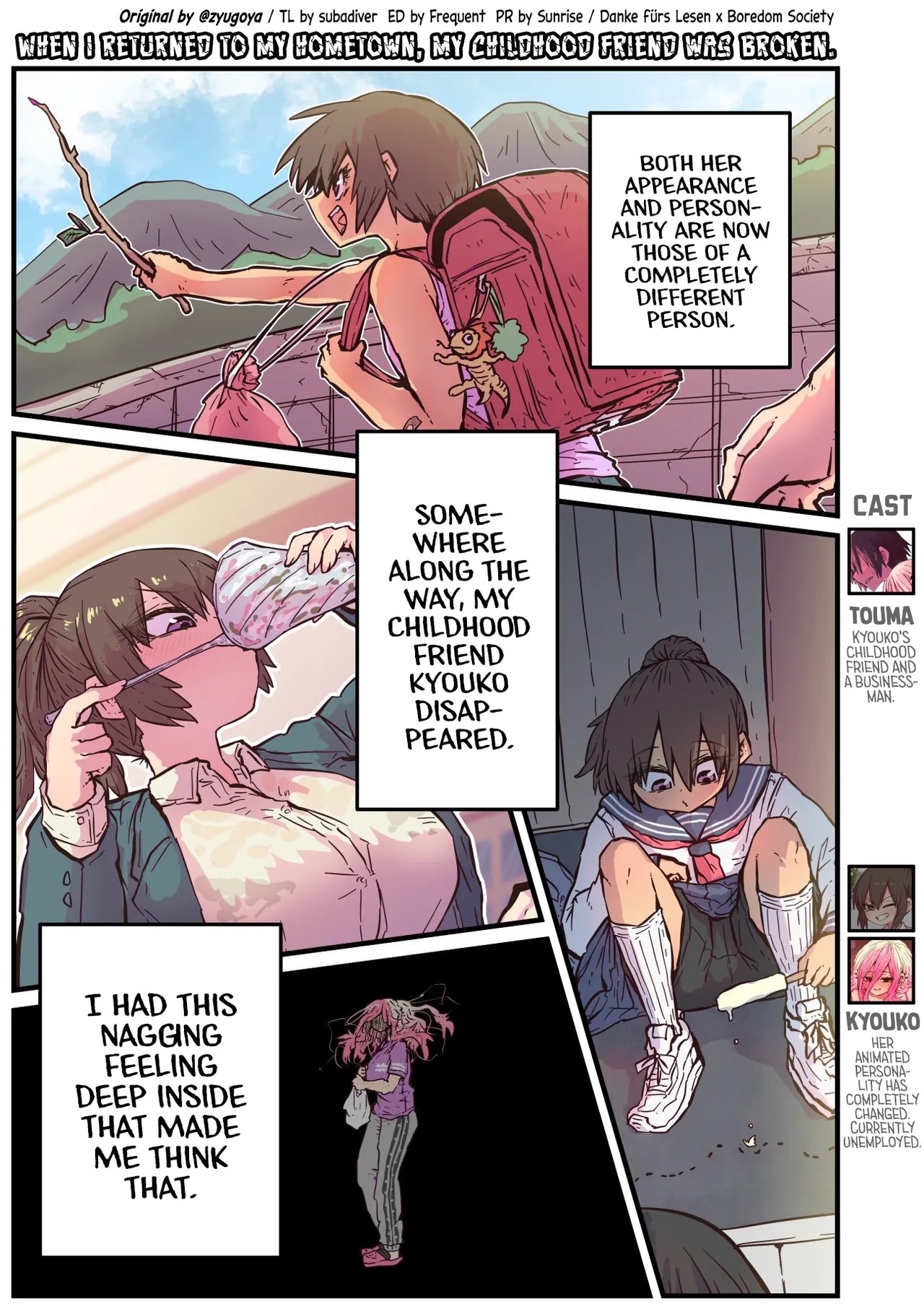 When I Returned to My Hometown, My Childhood Friend was Broken page 24