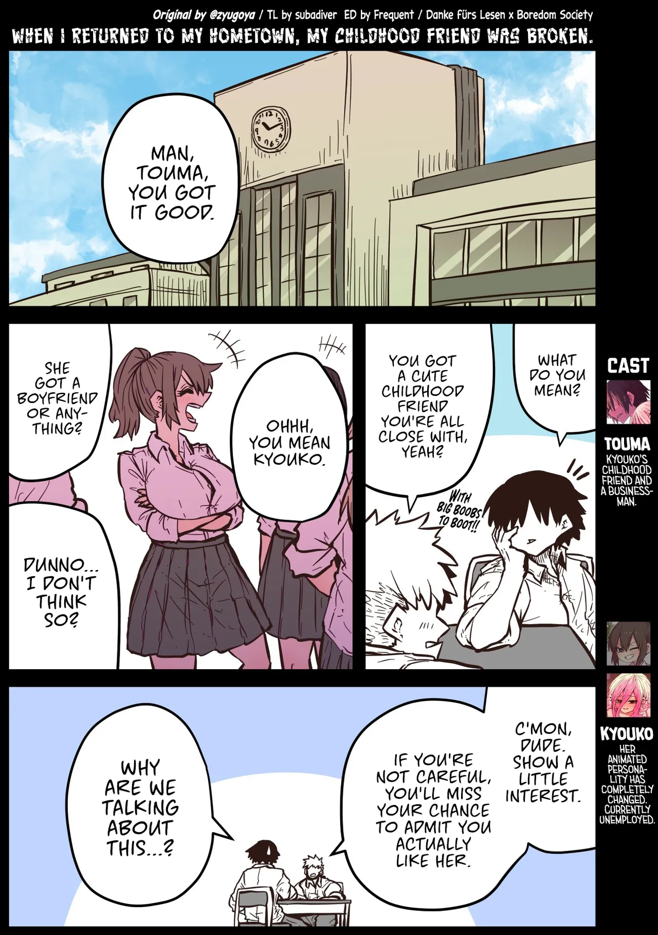 When I Returned to My Hometown, My Childhood Friend was Broken page 45