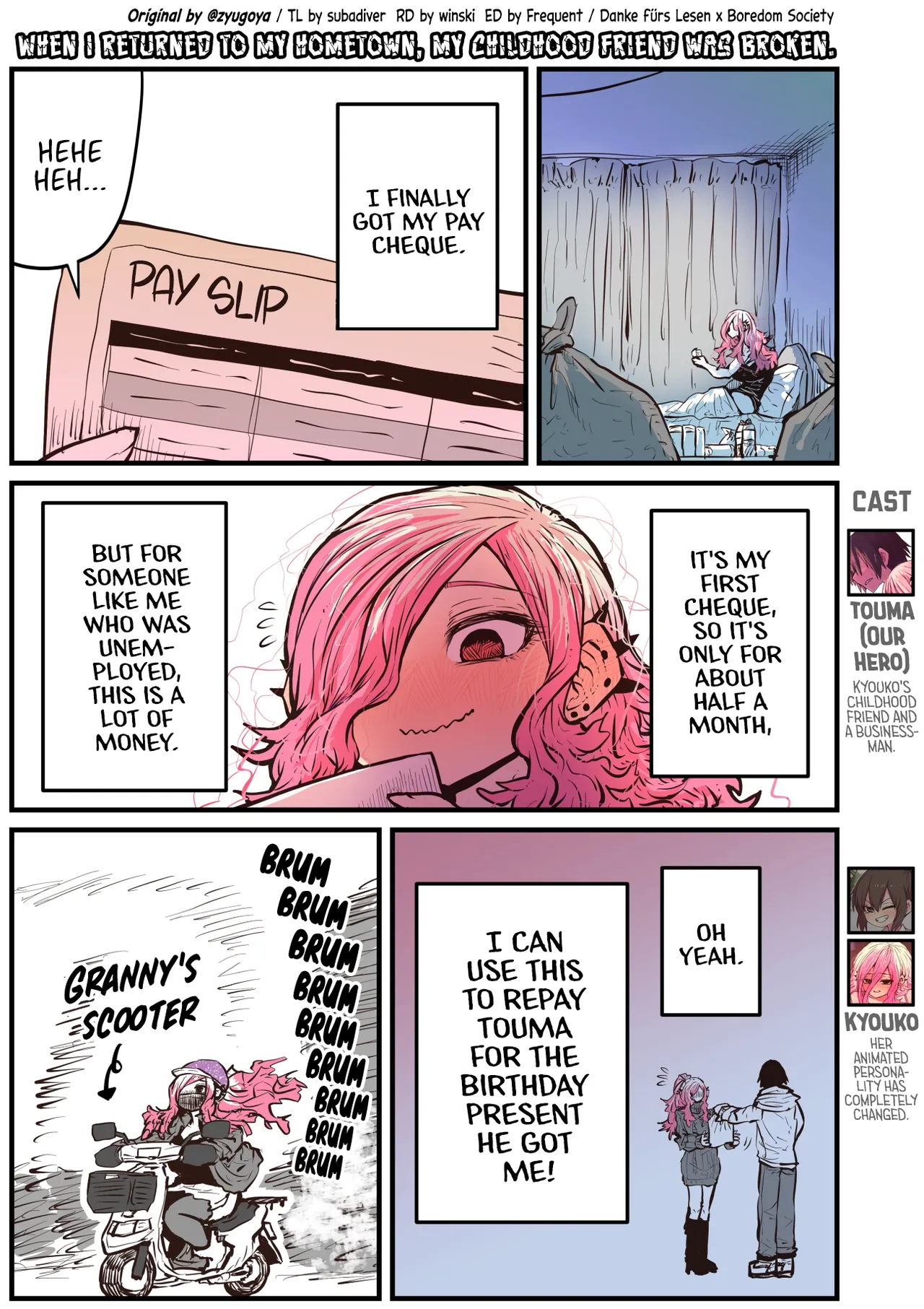 When I Returned to My Hometown, My Childhood Friend was Broken page 53