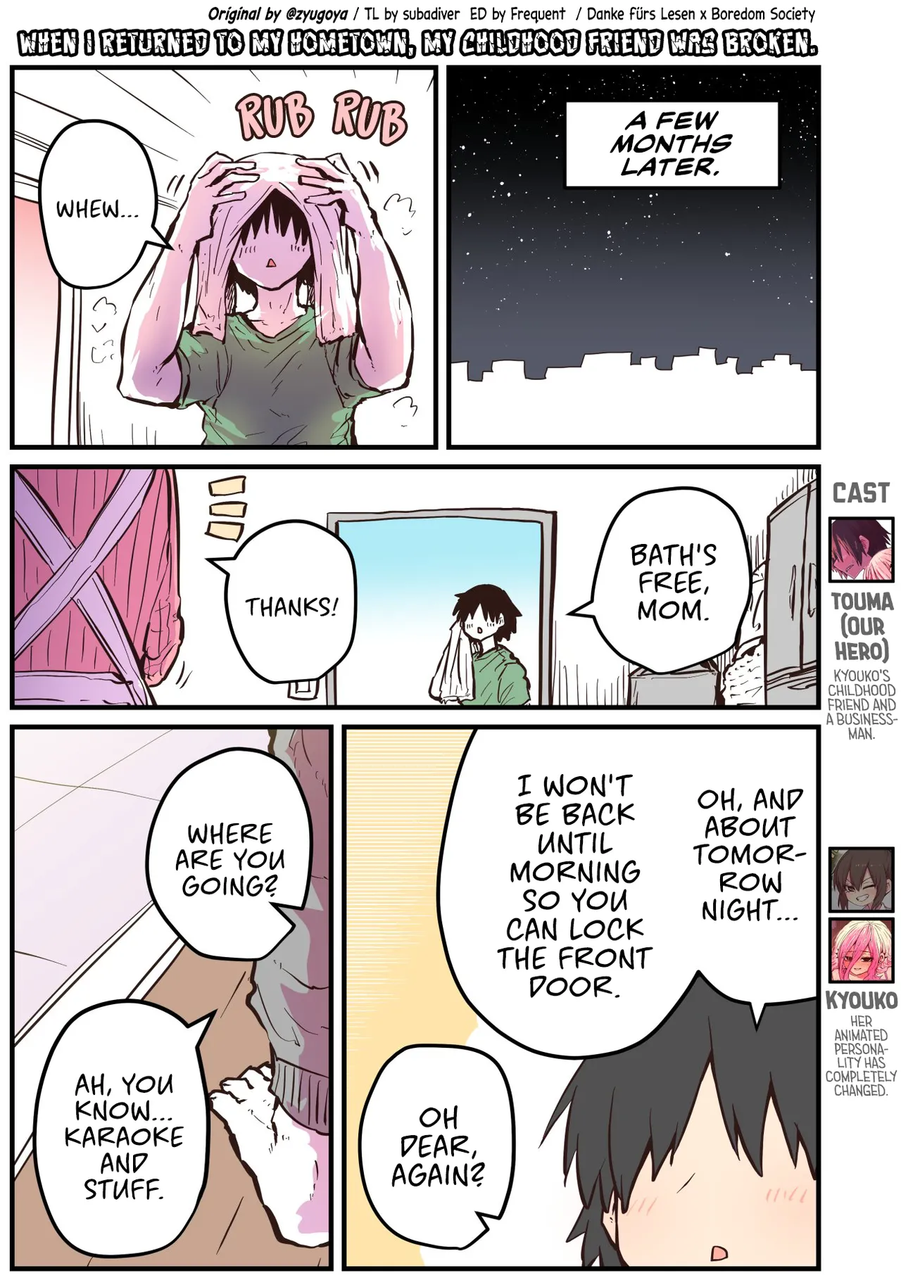 When I Returned to My Hometown, My Childhood Friend was Broken page 62