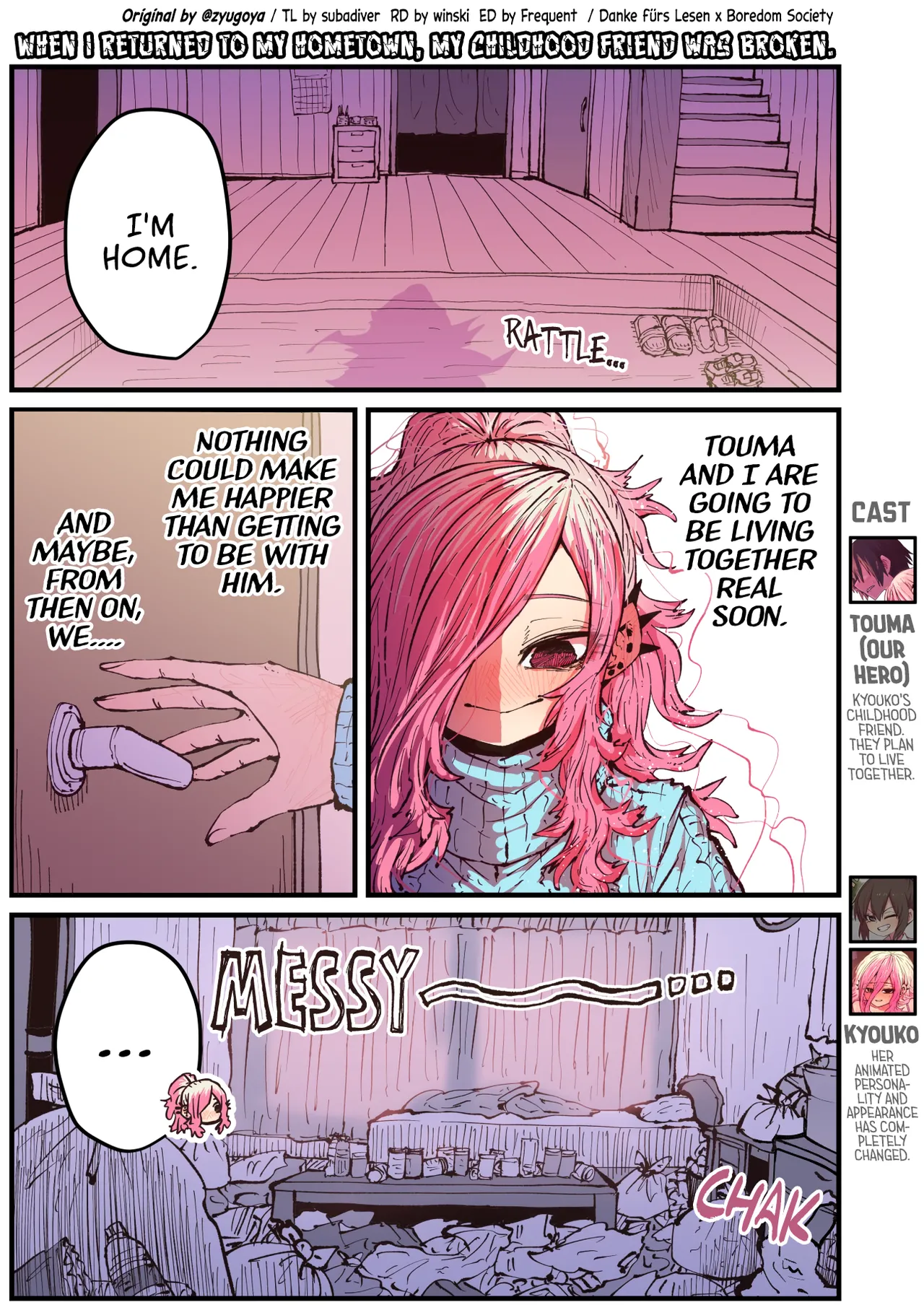 When I Returned to My Hometown, My Childhood Friend was Broken page 78
