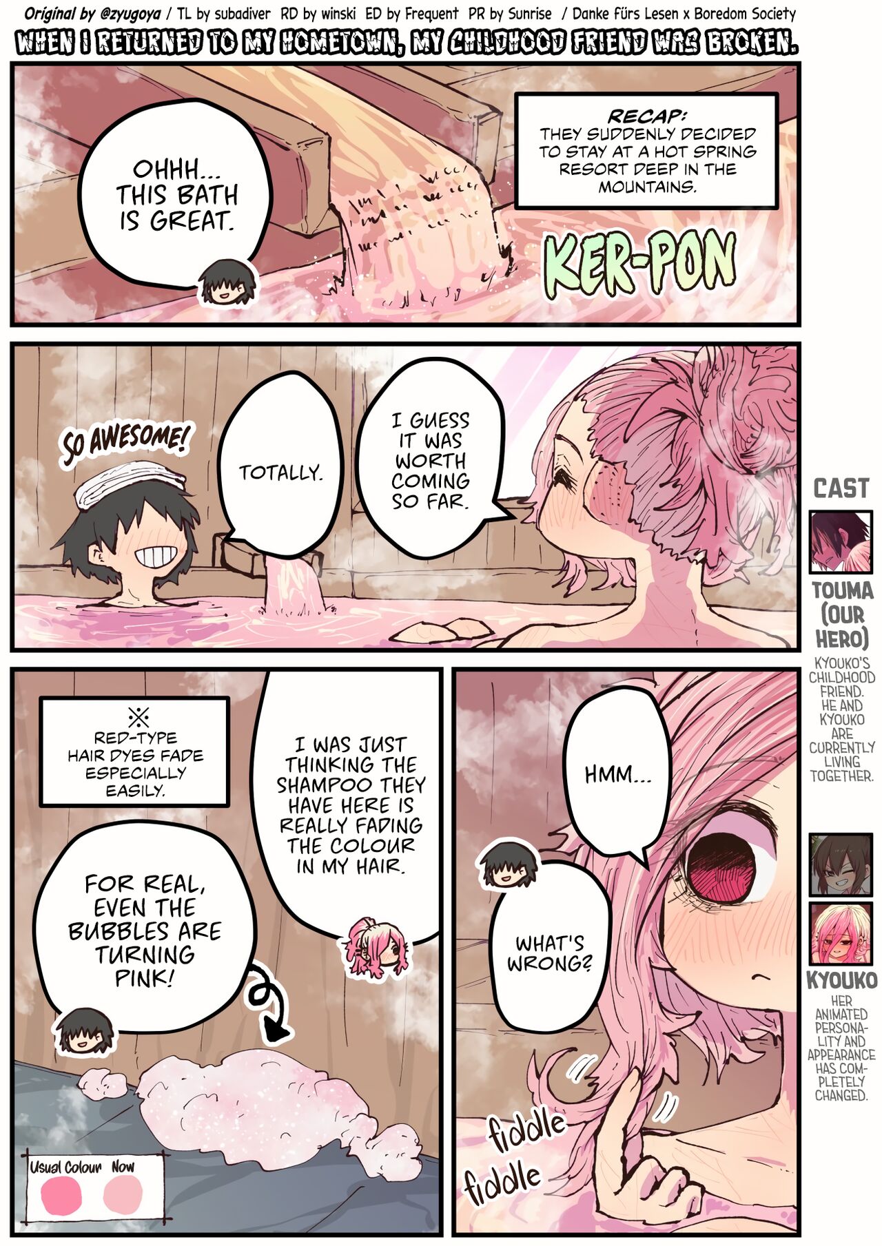 When I Returned to My Hometown, My Childhood Friend was Broken page 154