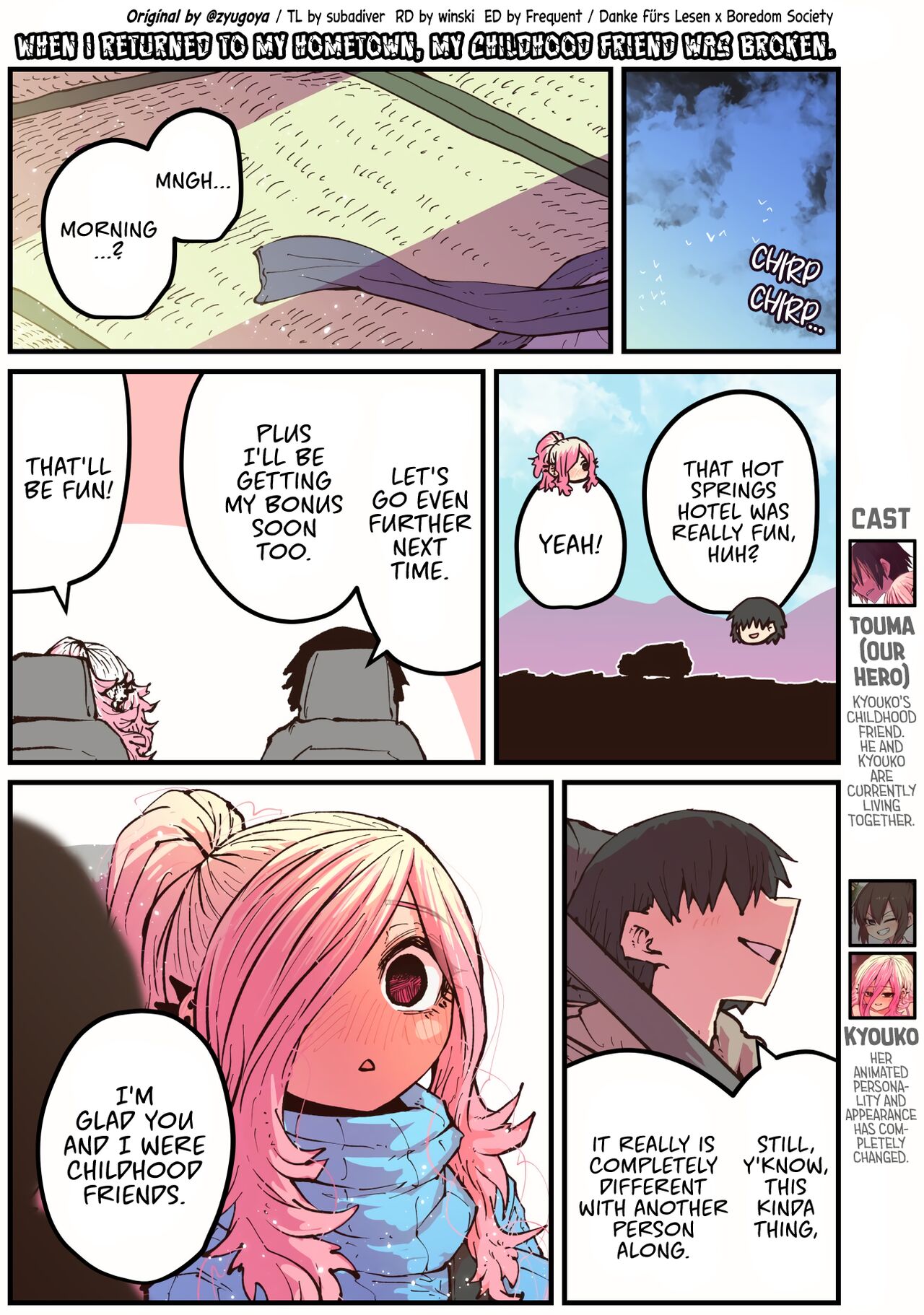 When I Returned to My Hometown, My Childhood Friend was Broken page 159