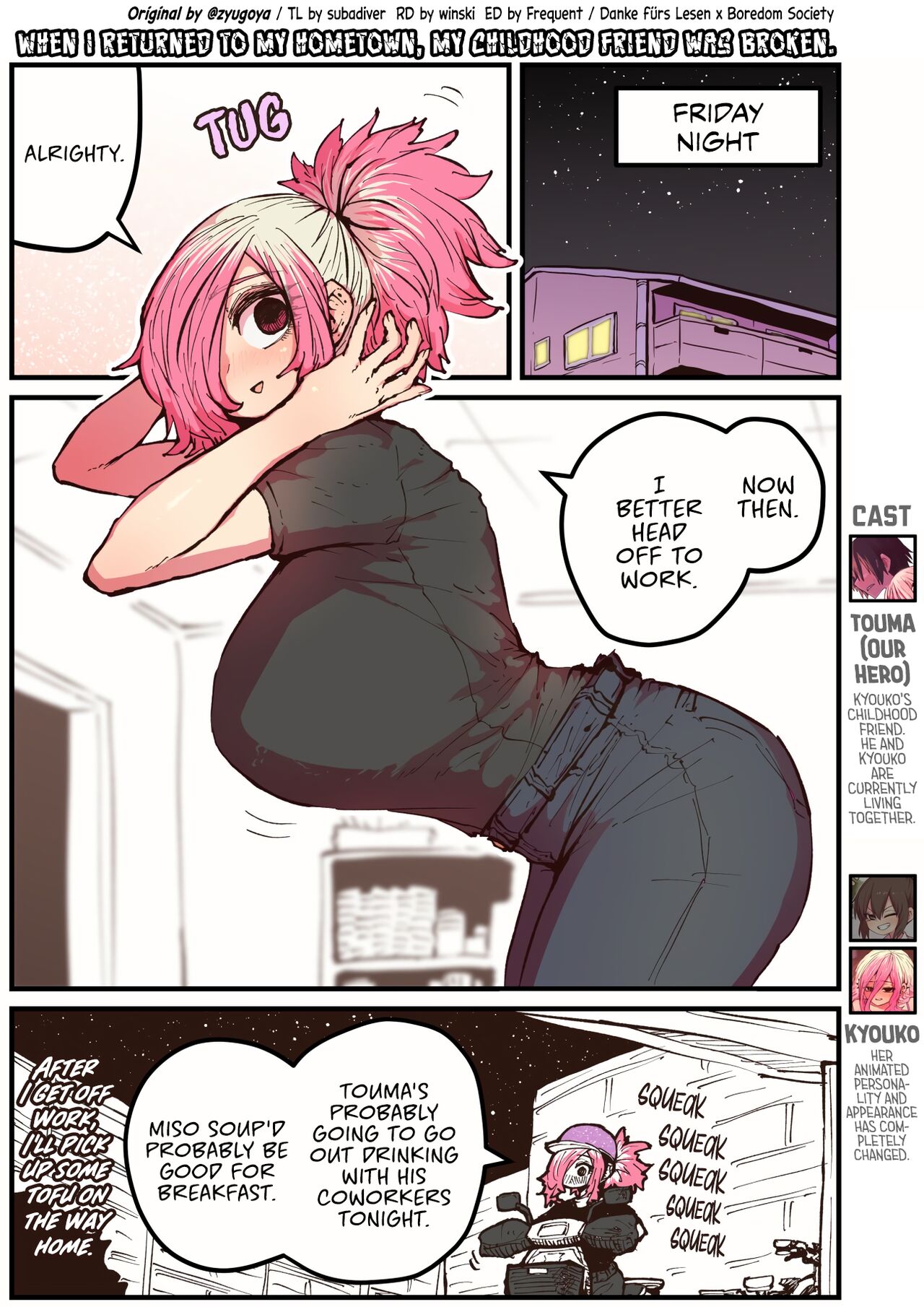 When I Returned to My Hometown, My Childhood Friend was Broken page 164