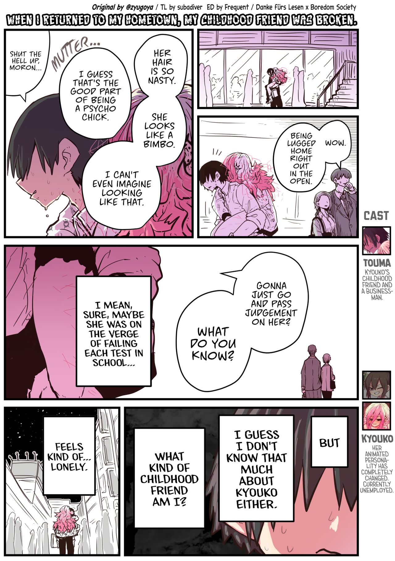 When I Returned to My Hometown, My Childhood Friend was Broken page 33