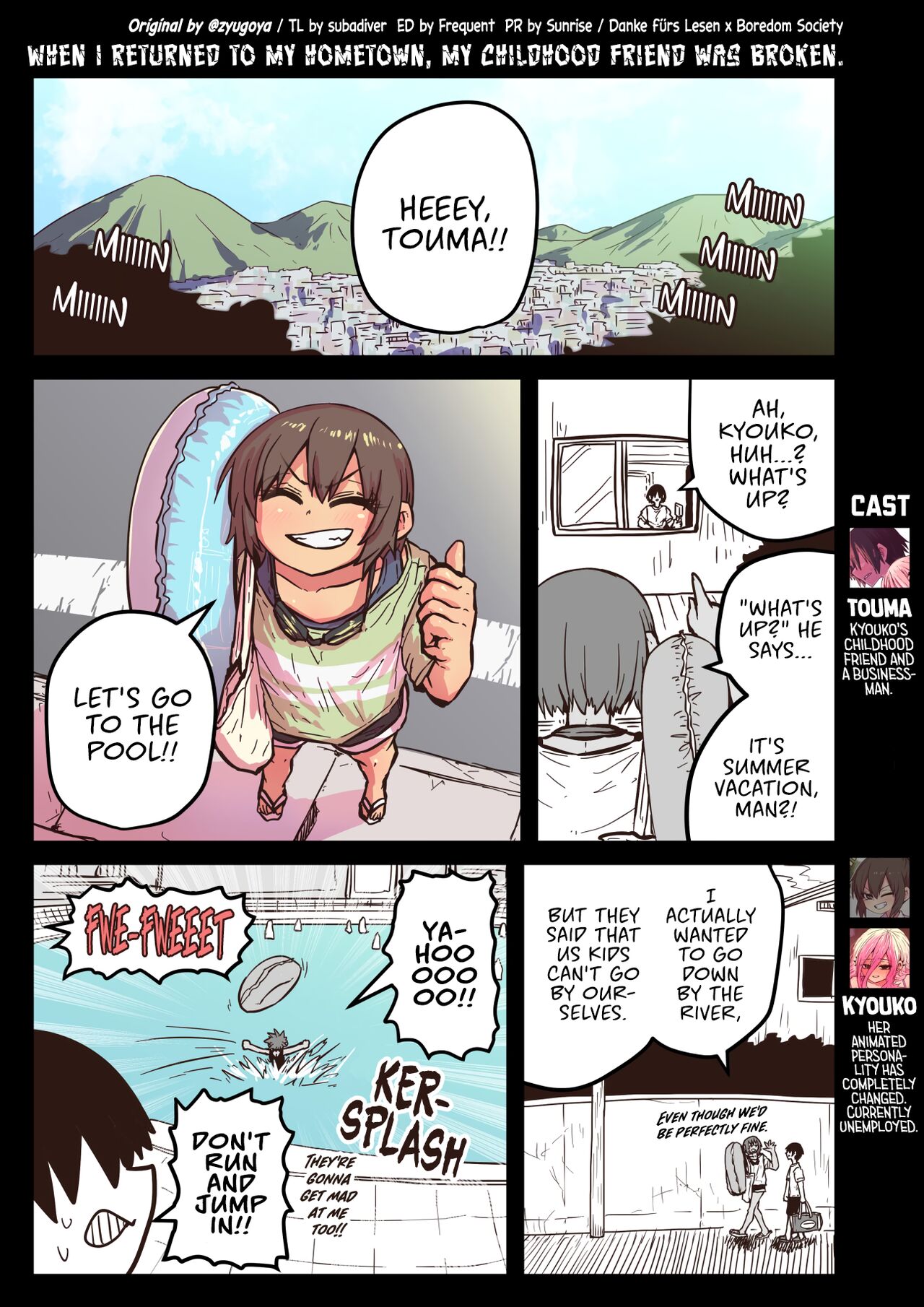 When I Returned to My Hometown, My Childhood Friend was Broken page 42