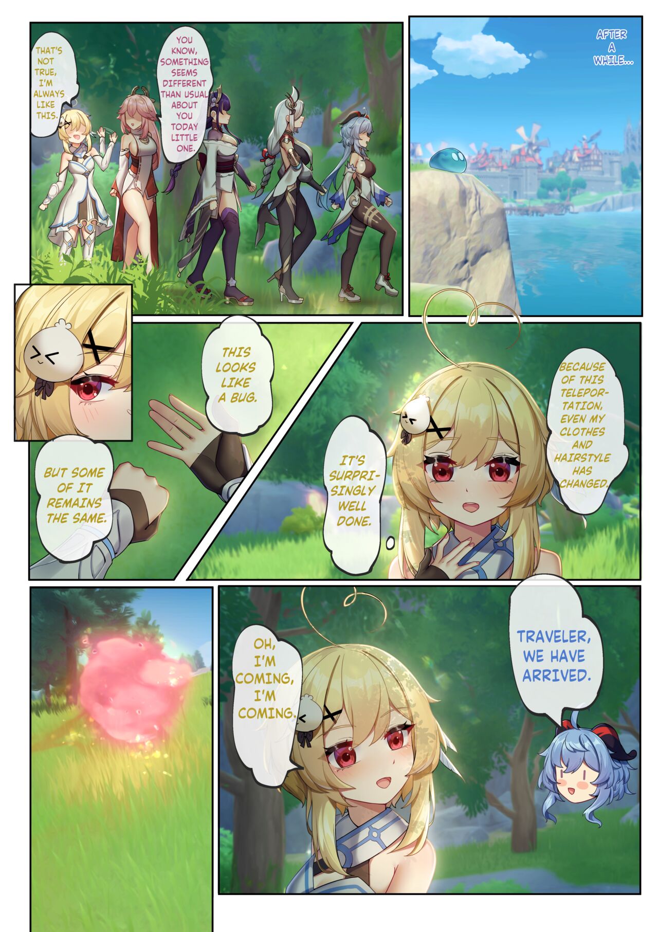 When I was Teleported to Teyvat, A Ley Line Disorder Turned Everyone into Lesbians page 6