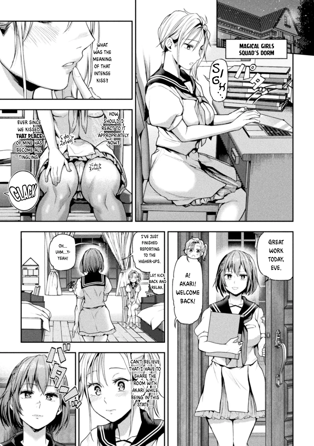 When Magical Girls Kiss Chapter 1-3 (END) + Extra page 12