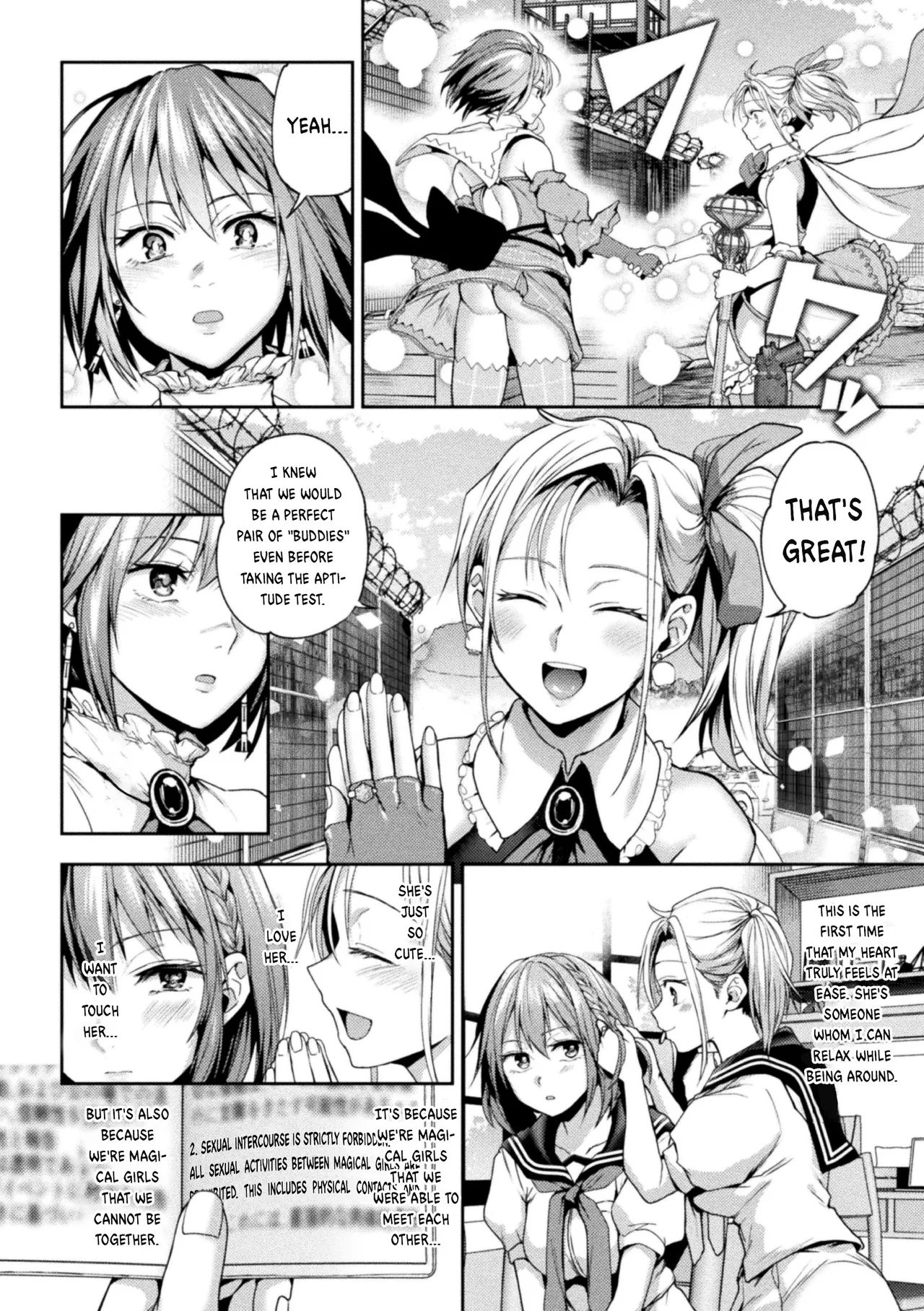 When Magical Girls Kiss Chapter 1-3 (END) + Extra page 33