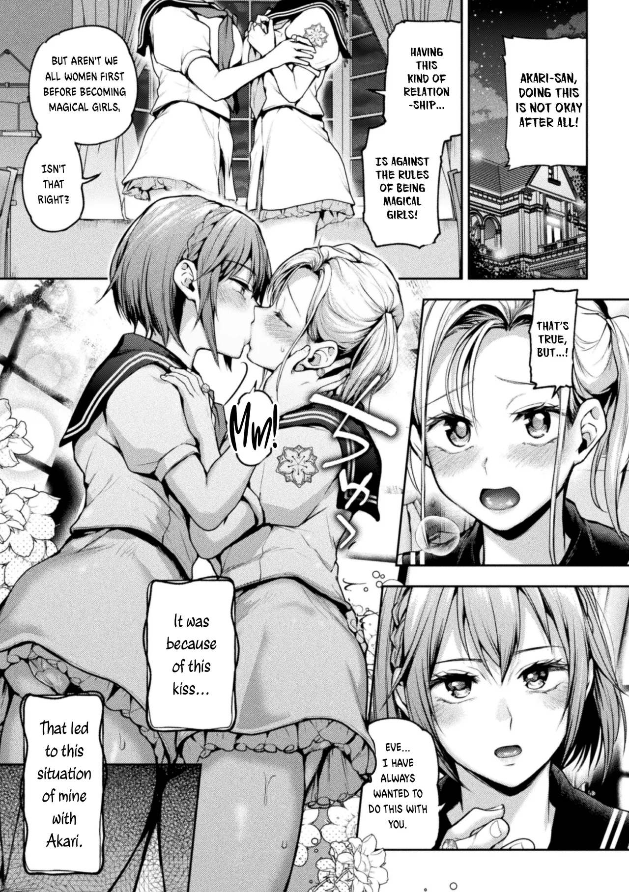 When Magical Girls Kiss Chapter 1-3 (END) + Extra page 4