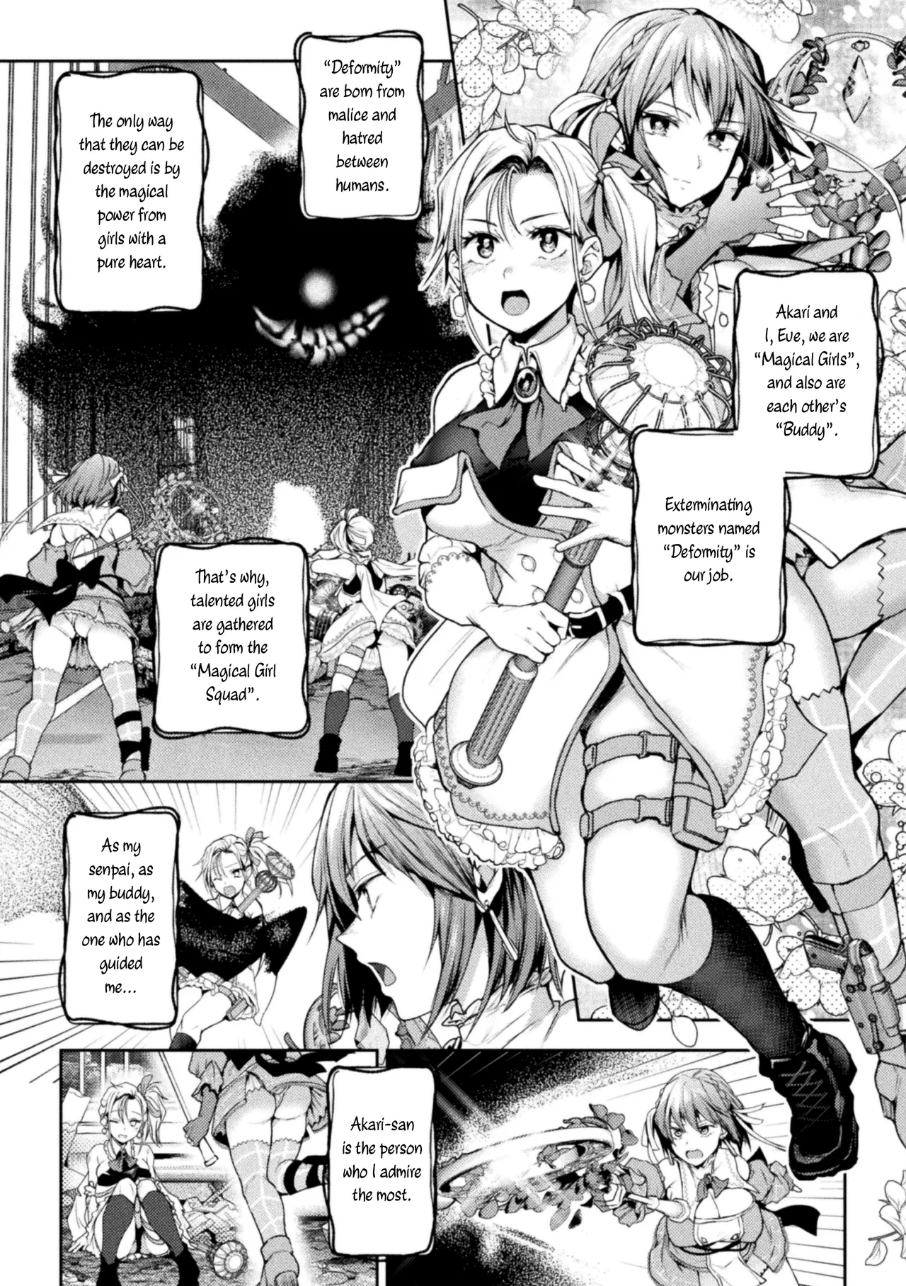 When Magical Girls Kiss Chapter 1-3 (END) + Extra page 5