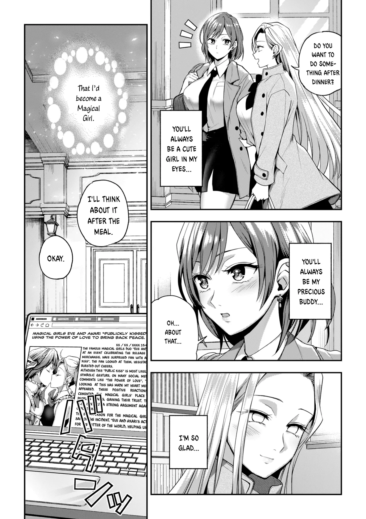 When Magical Girls Kiss Chapter 1-3 (END) + Extra page 95