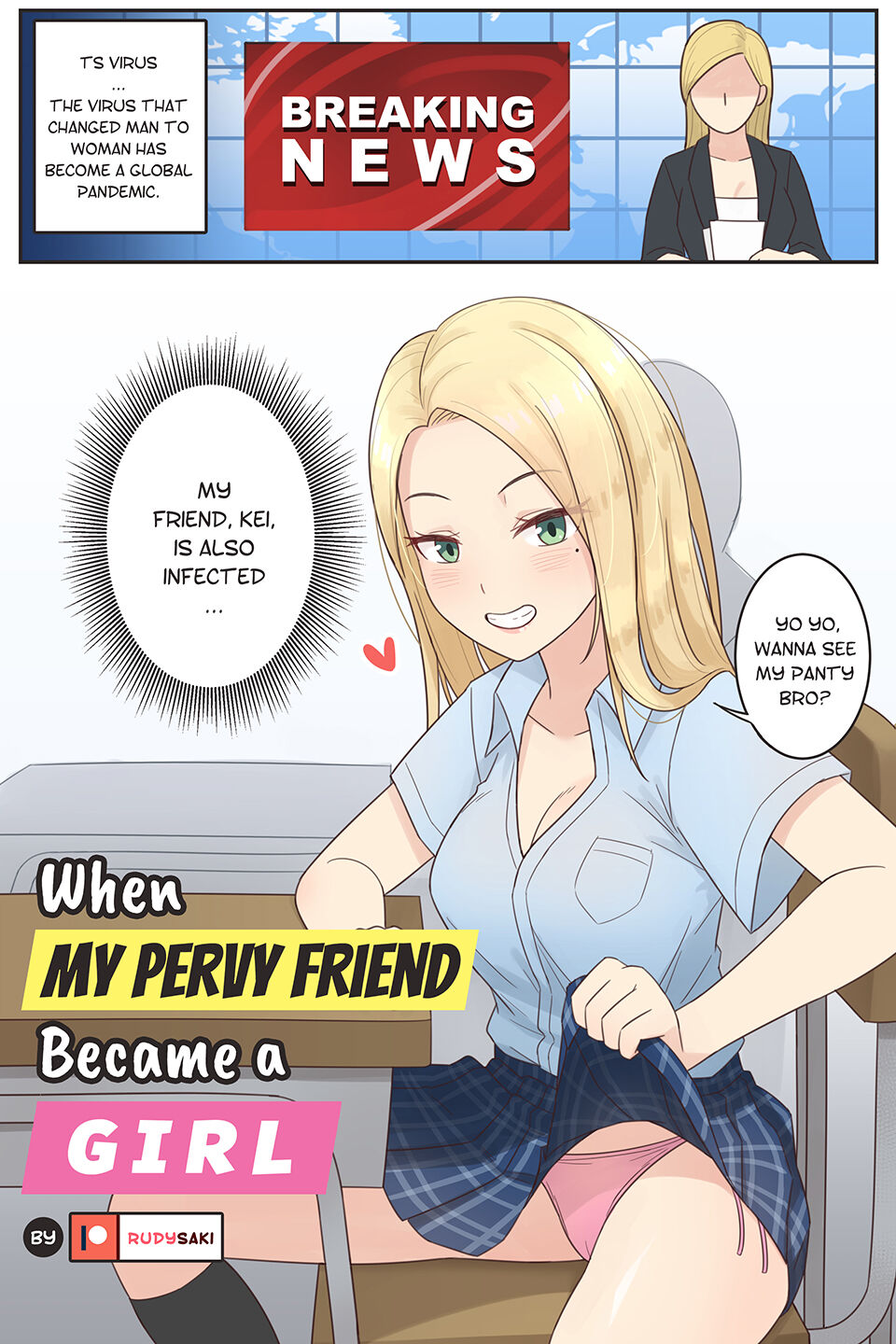 When My Pervy Friend Became a Girl page 1