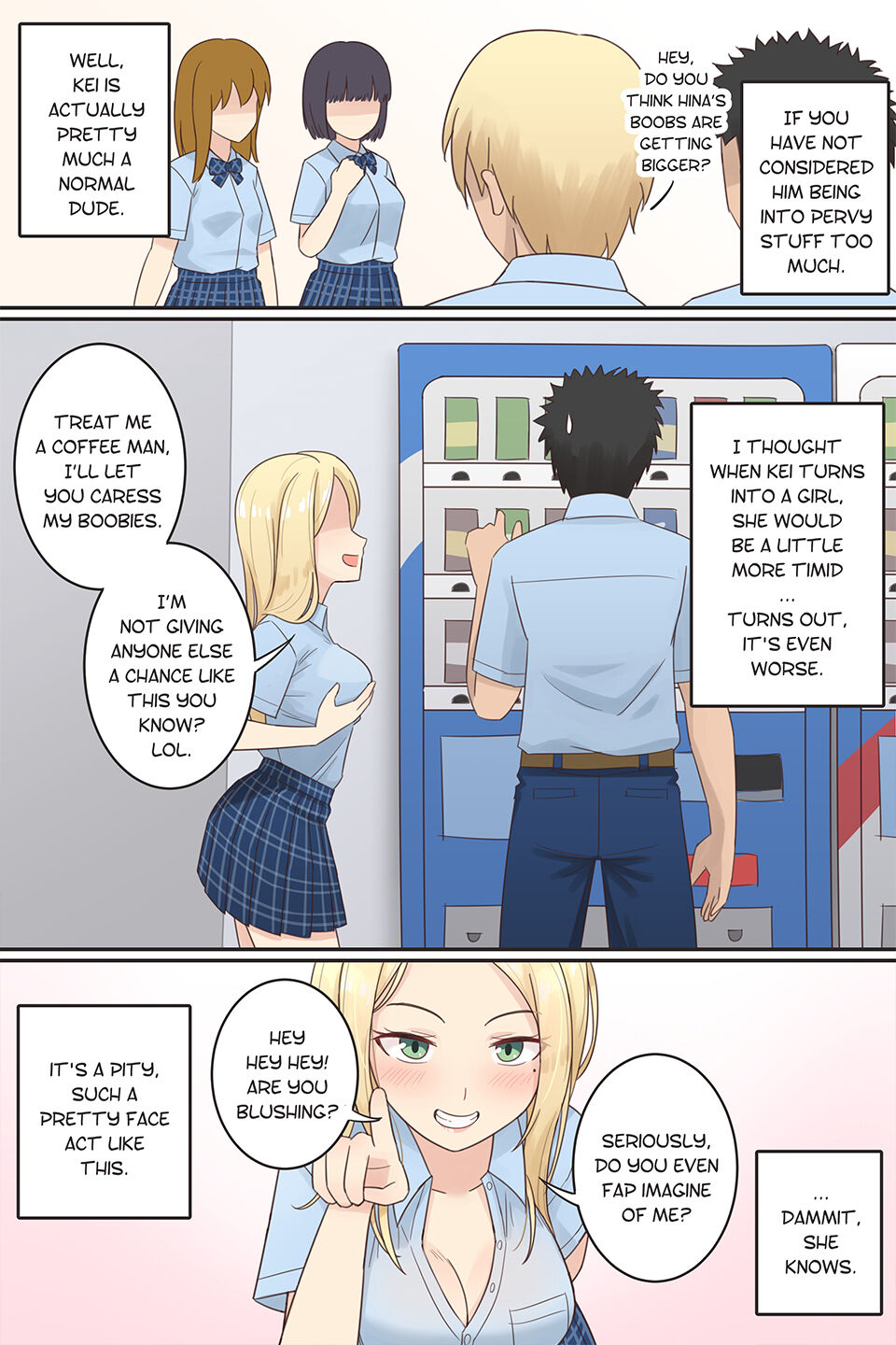 When My Pervy Friend Became a Girl page 2