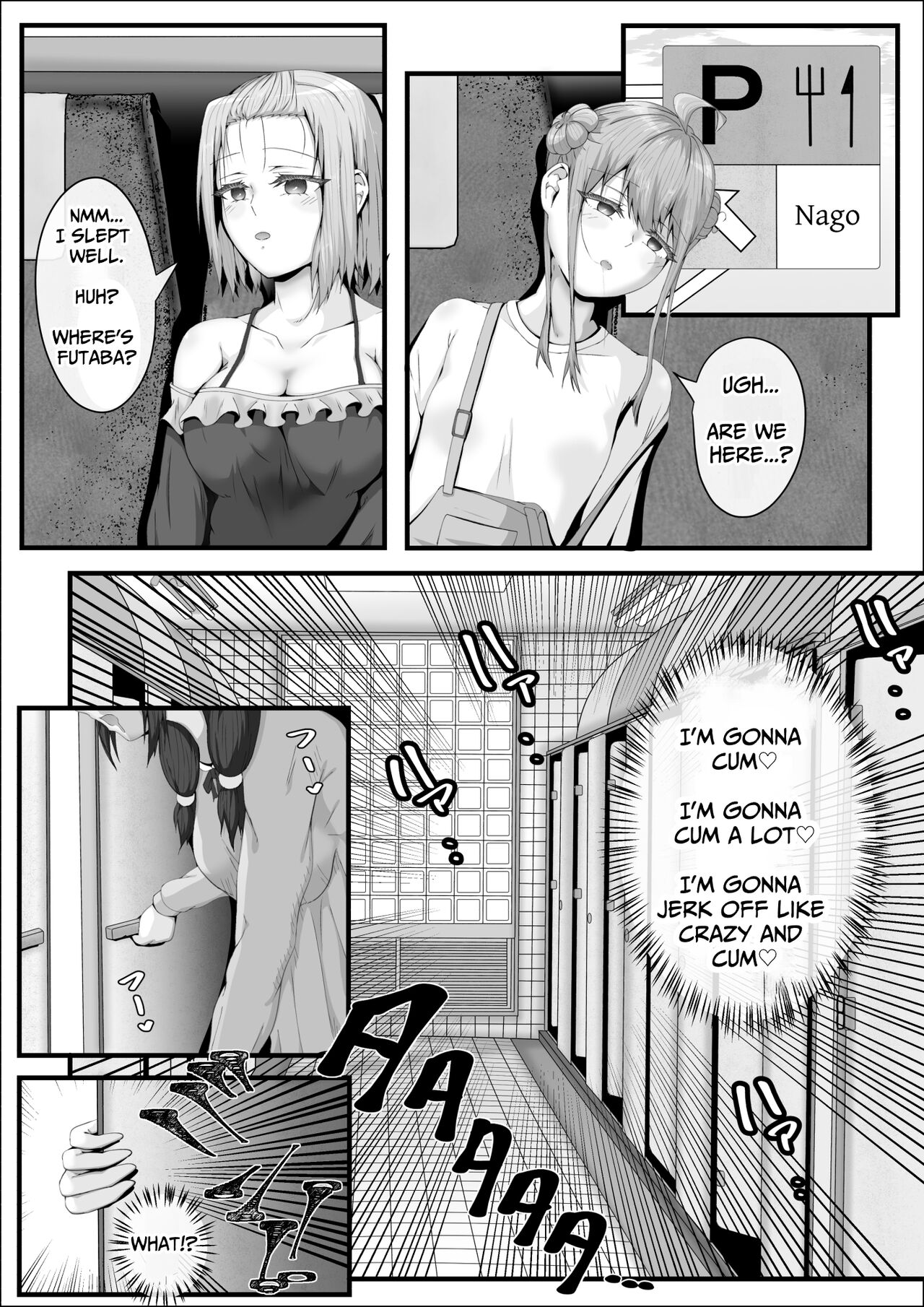 When The Gals In My Class Found Out That I Was A Futanari, They Started Freaking Out. #1 Nanami-chan Toilet Assault Fellatio Edition page 29