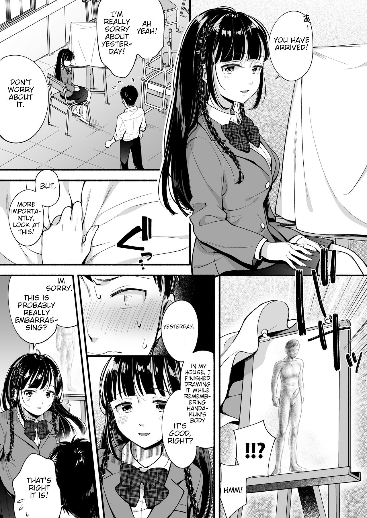 Which one...? A beautifull senpai? or a determined childhood friend? page 16