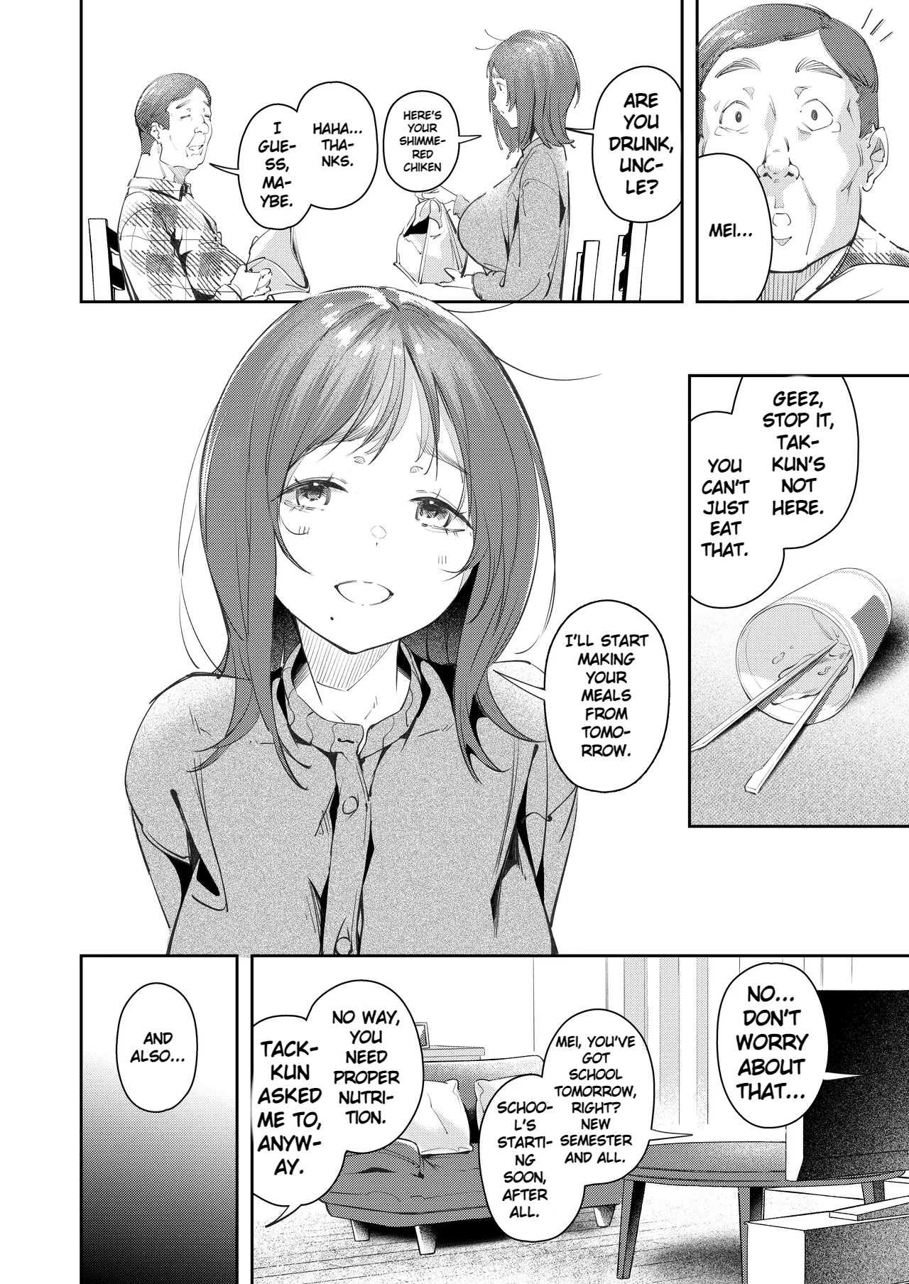 While My Childhood Friend Was Away in Tokyo I Slept With His Dad page 6
