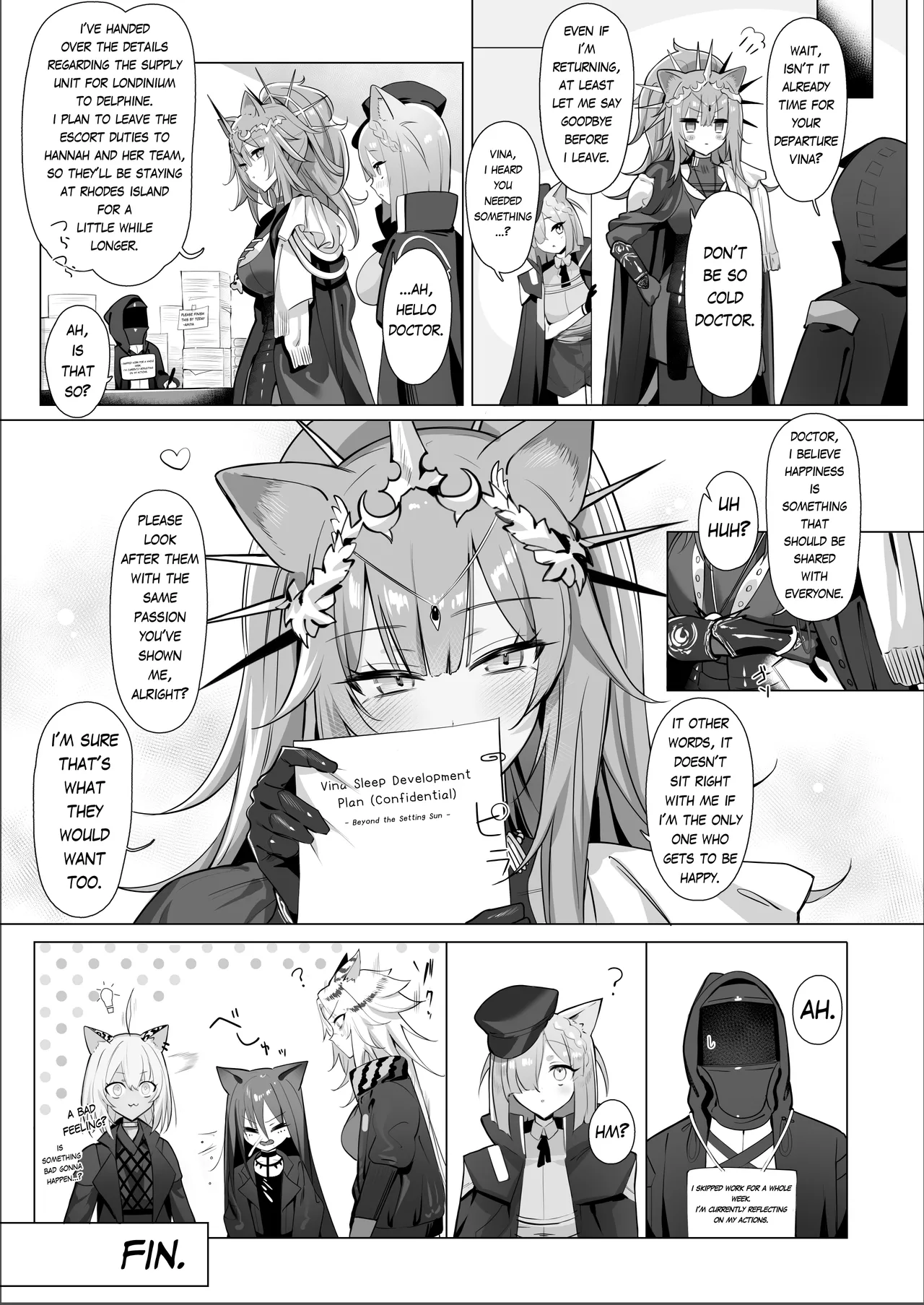 While the lion sleeps... page 40