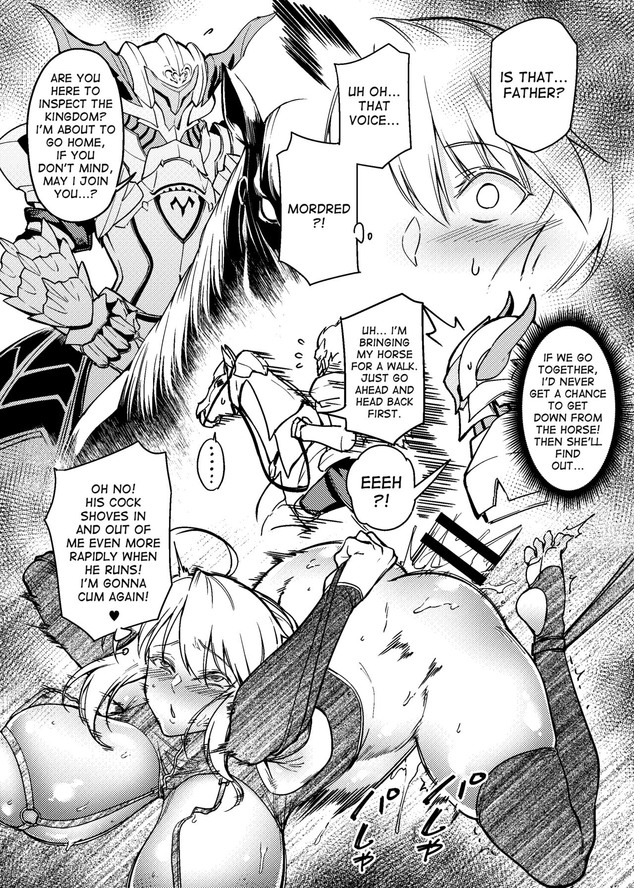White Horse Riding a Knight 3 page 12