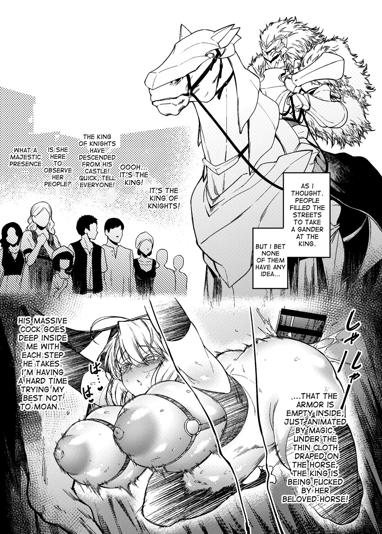 White Horse Riding a Knight 3 page 9
