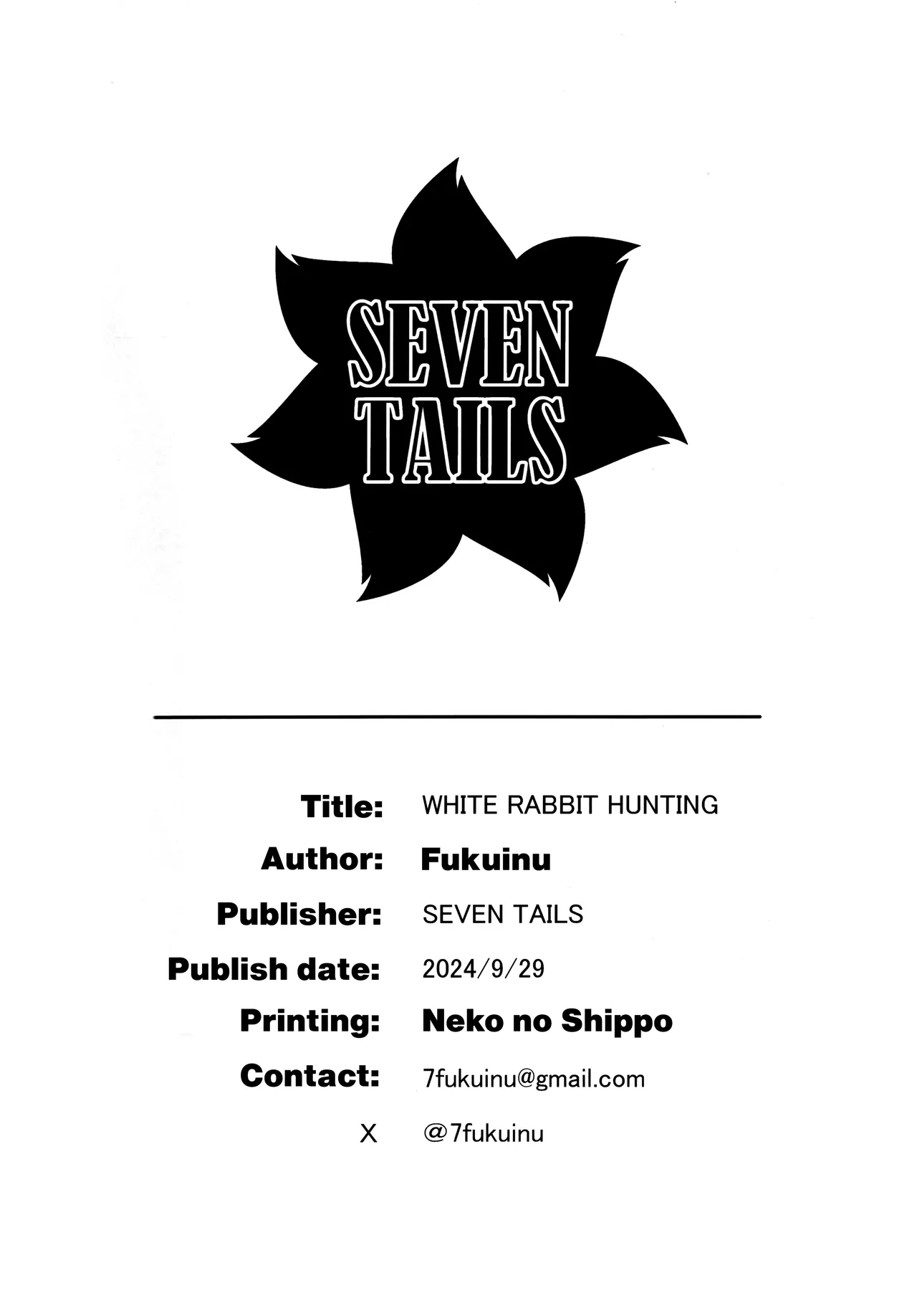 WHITE RABBIT HUNTING page 21