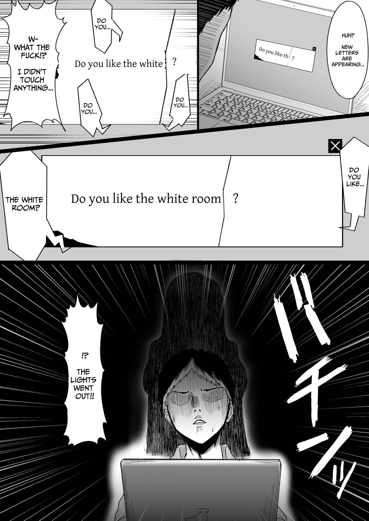 White Room ~Busty Emotionless Ghost Squeezes You To The Last Drop~ page 8