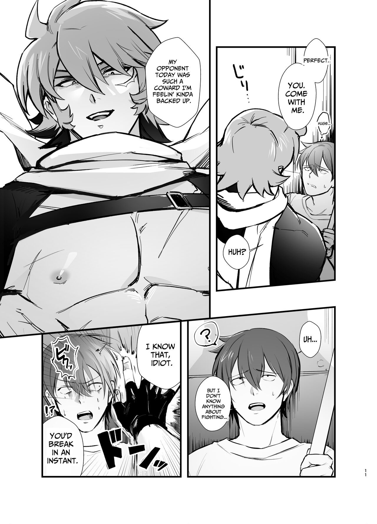Who'd Have Thought The Strongest Man Would Get His Pussy Ploughed... page 9