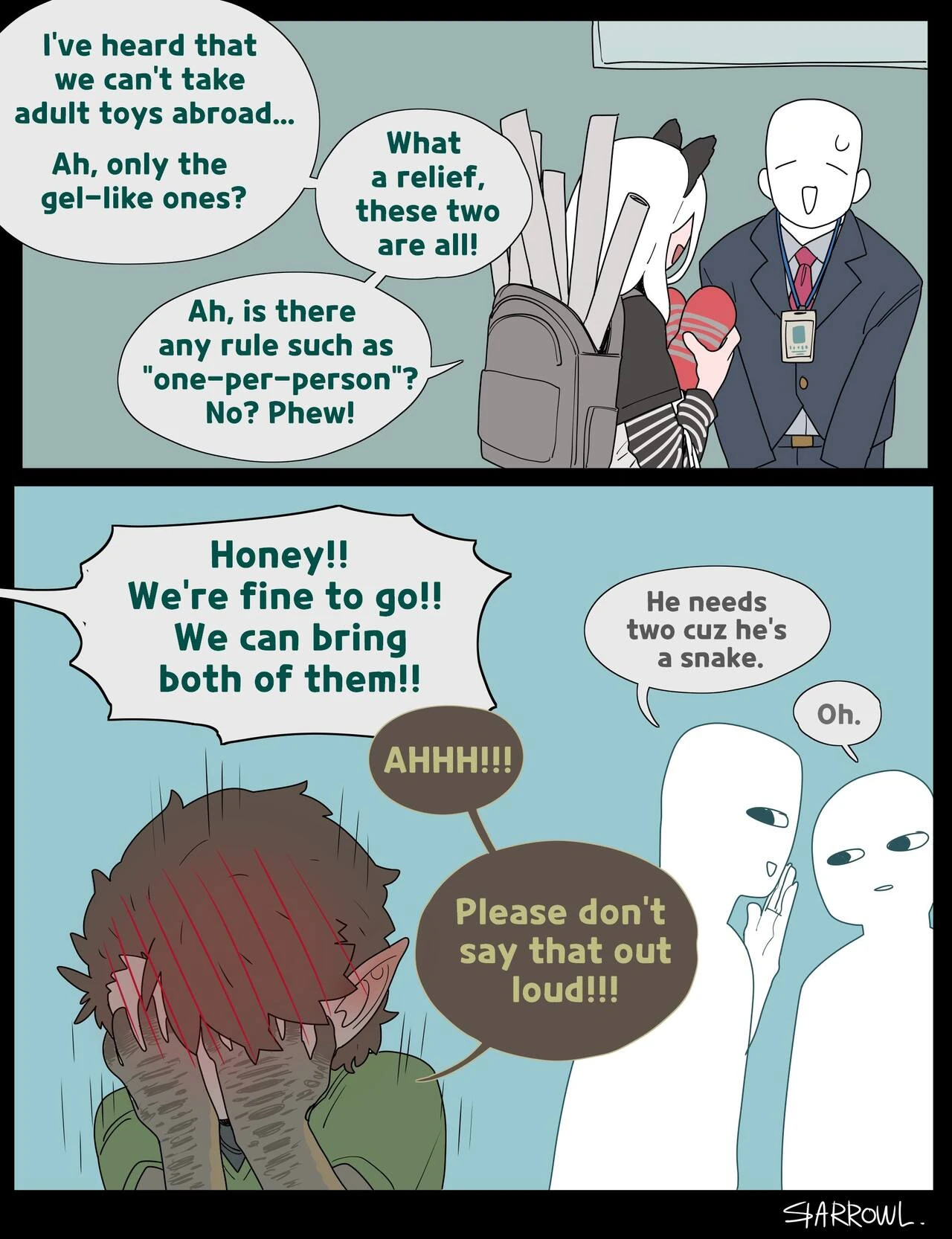Wholesome diligent husband x Lewd sleepy Snake wife page 34