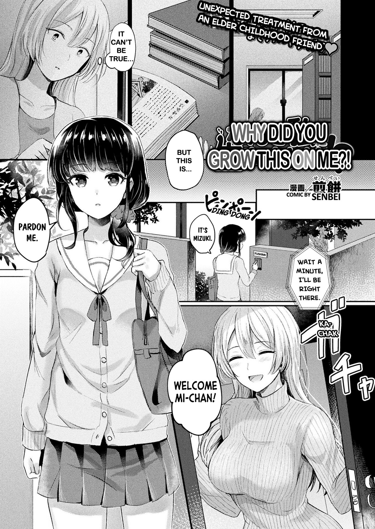 Why Did You Grow This On Me page 1