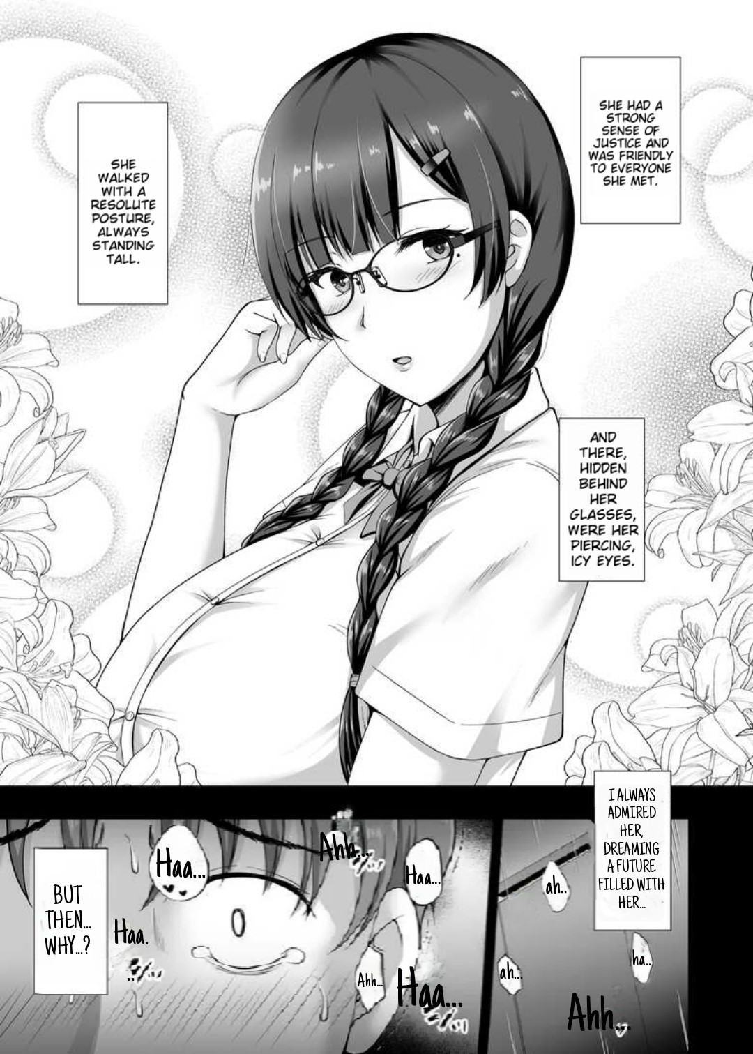 Why she took off her glasses ~The Unrequited Love of the Class President with Huge Tits who allowed herself to be Manipulated by her Boyfriend~ page 3
